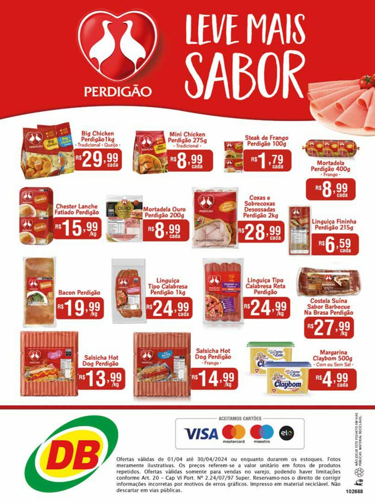 Folheto DB Supermercados 04.04.2024 - 30.04.2024