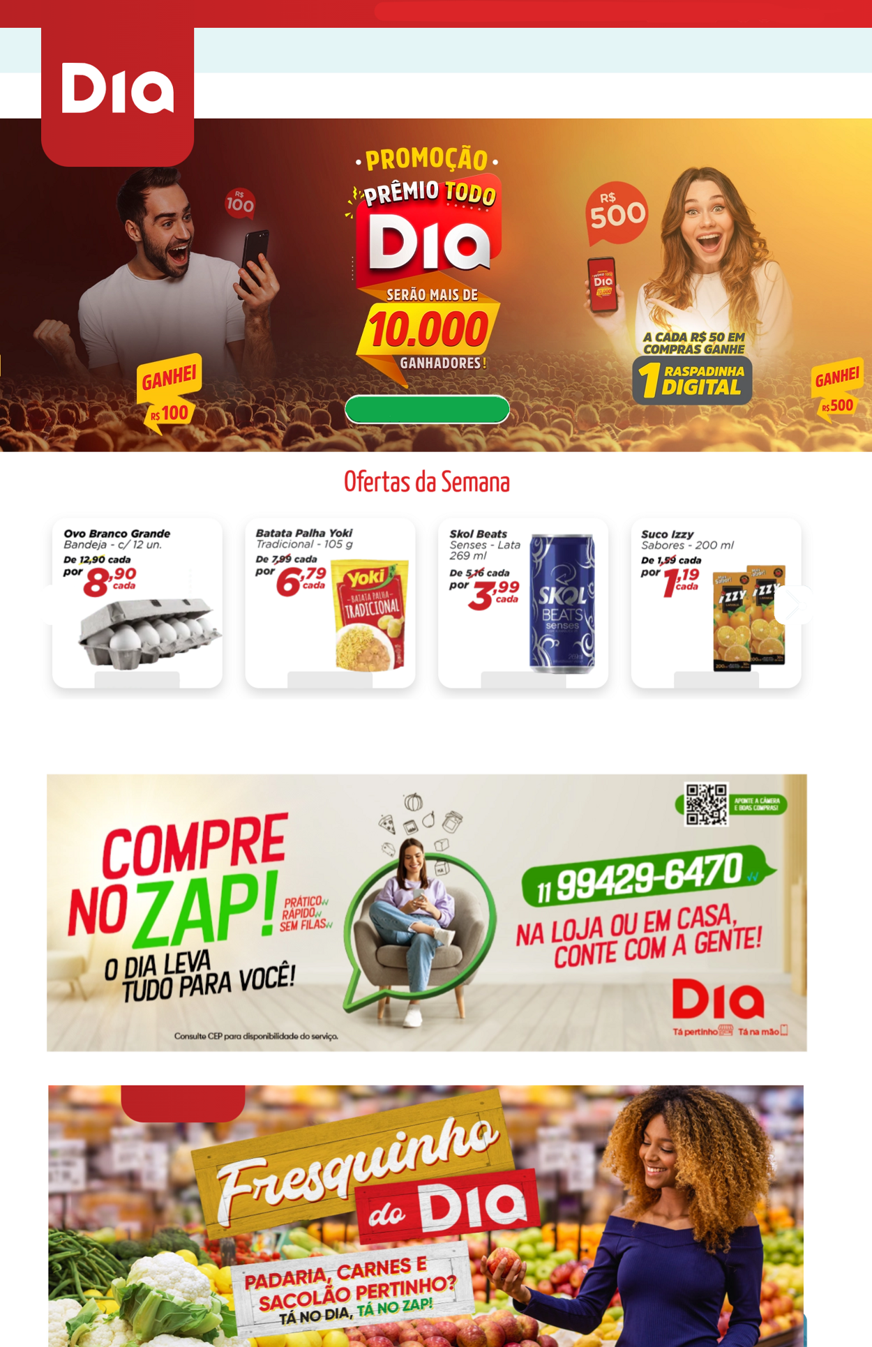 Dia Folhetos promocionais