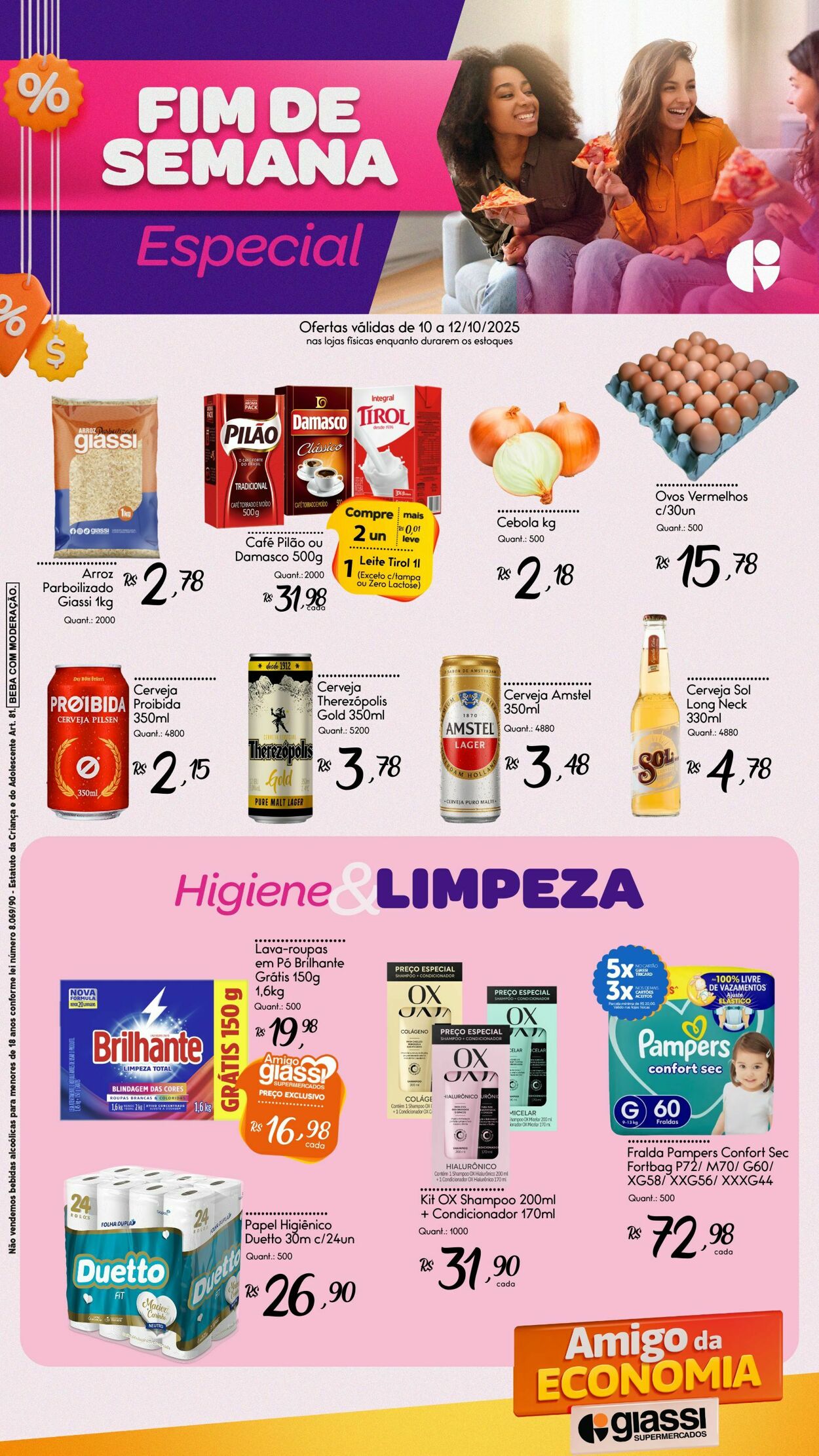Folheto Giassi 10.10.2025 - 12.10.2025