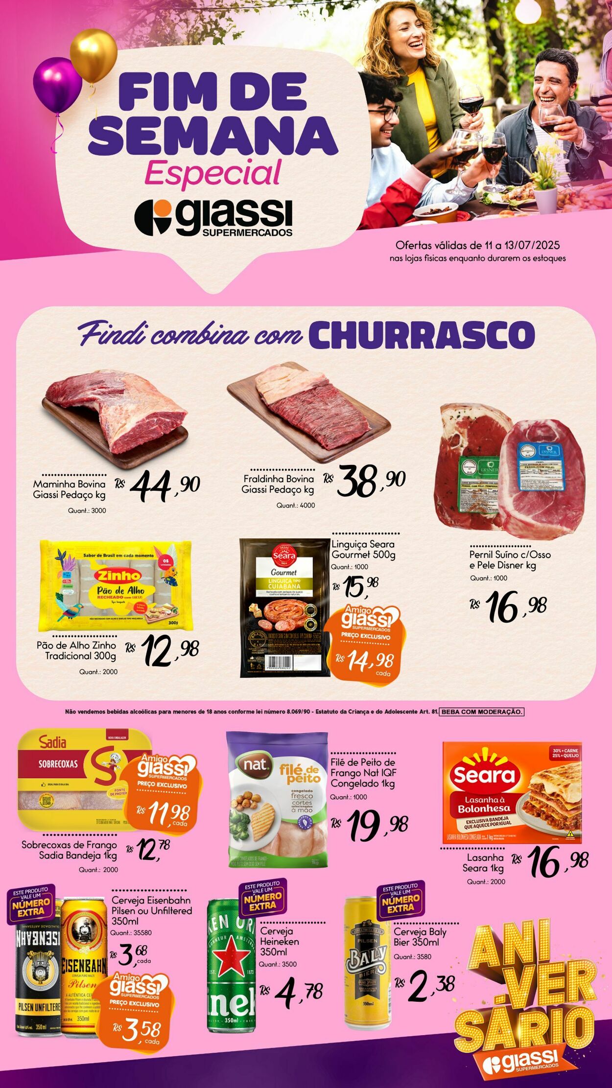 Folheto Giassi 11.07.2025 - 13.07.2025
