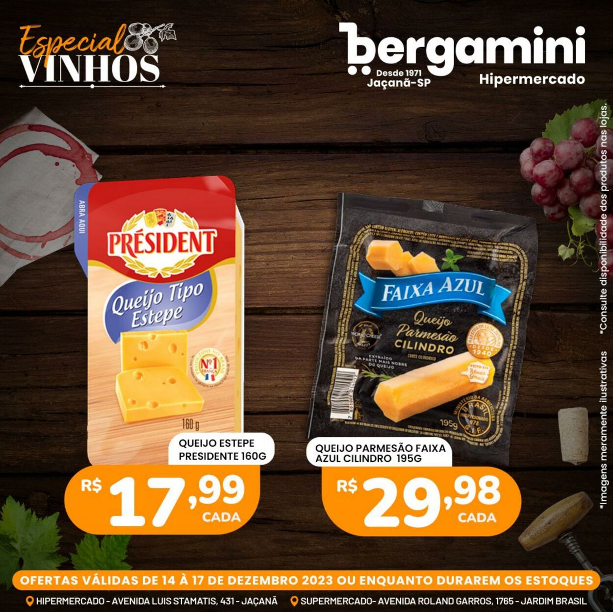 Folheto Hipermercado Bergamini 14.12.2023 - 17.12.2023