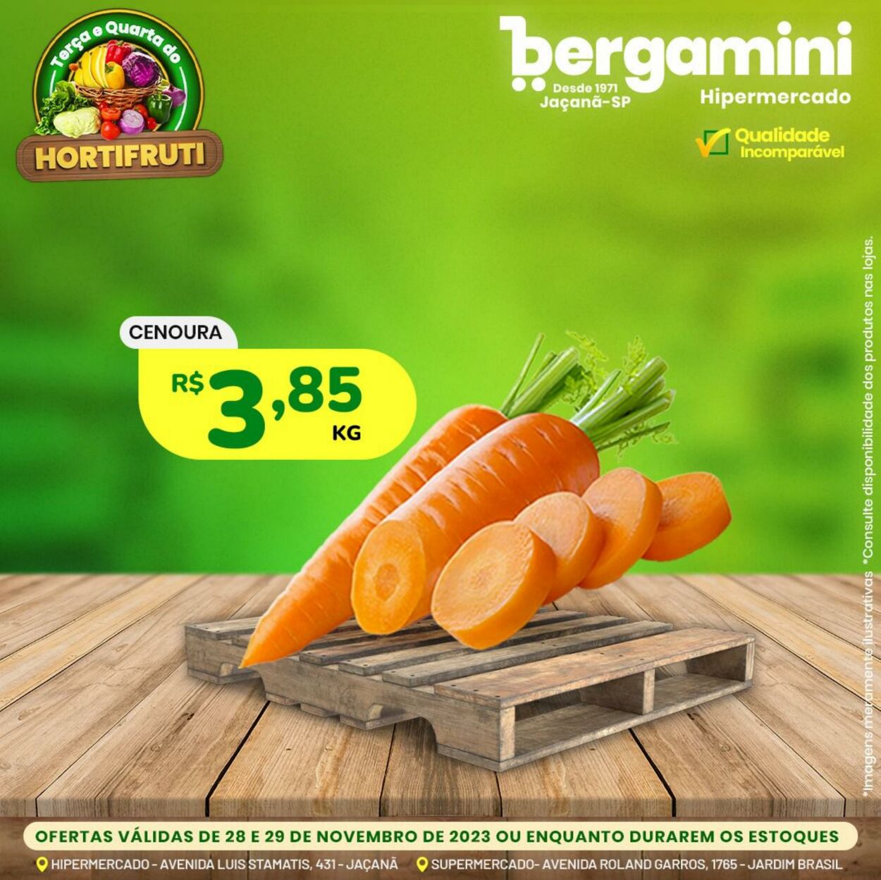 Folheto Hipermercado Bergamini 28.11.2023 - 29.11.2023