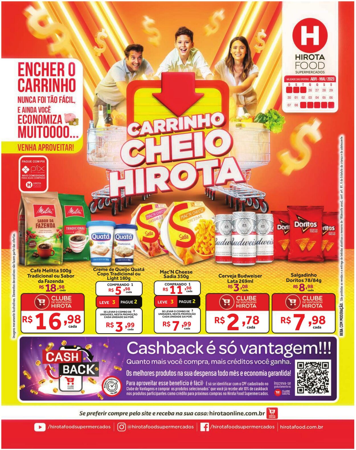 Folheto Hirota Food Supermercado 26.04.2023 - 08.05.2023