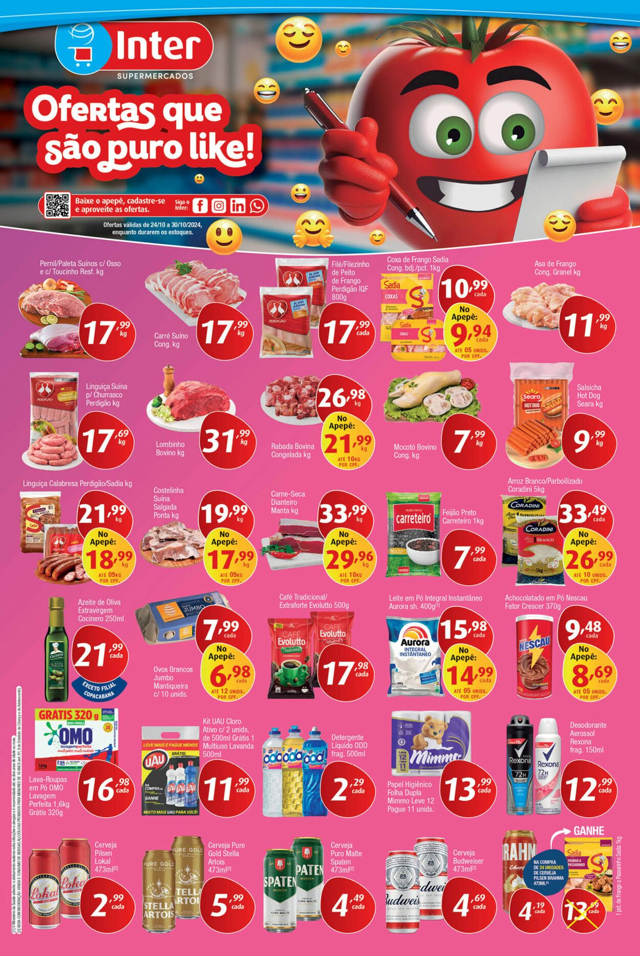 Folheto Inter Supermercados 21.10.2024 - 30.10.2024