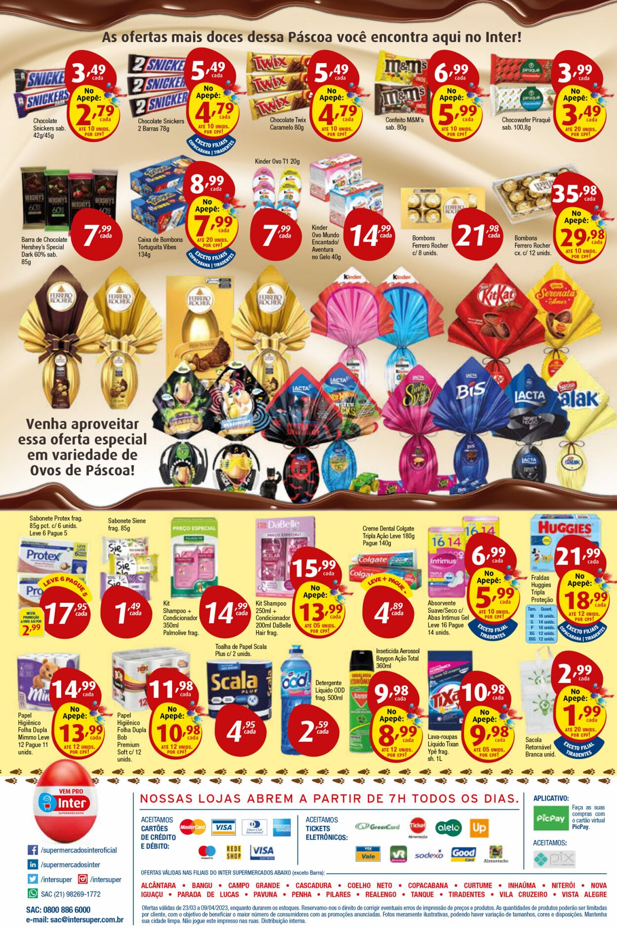 Folheto Inter Supermercados 23.03.2023 - 09.04.2023