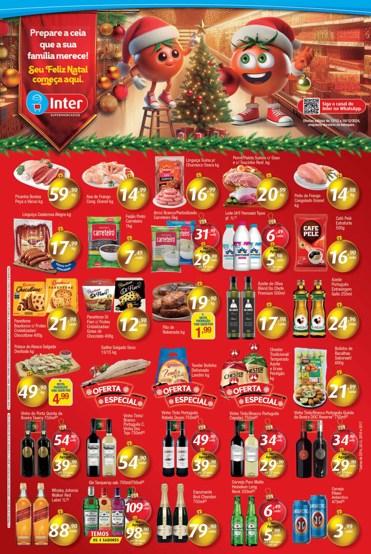 Folheto Inter Supermercados 09.12.2024 - 18.12.2024