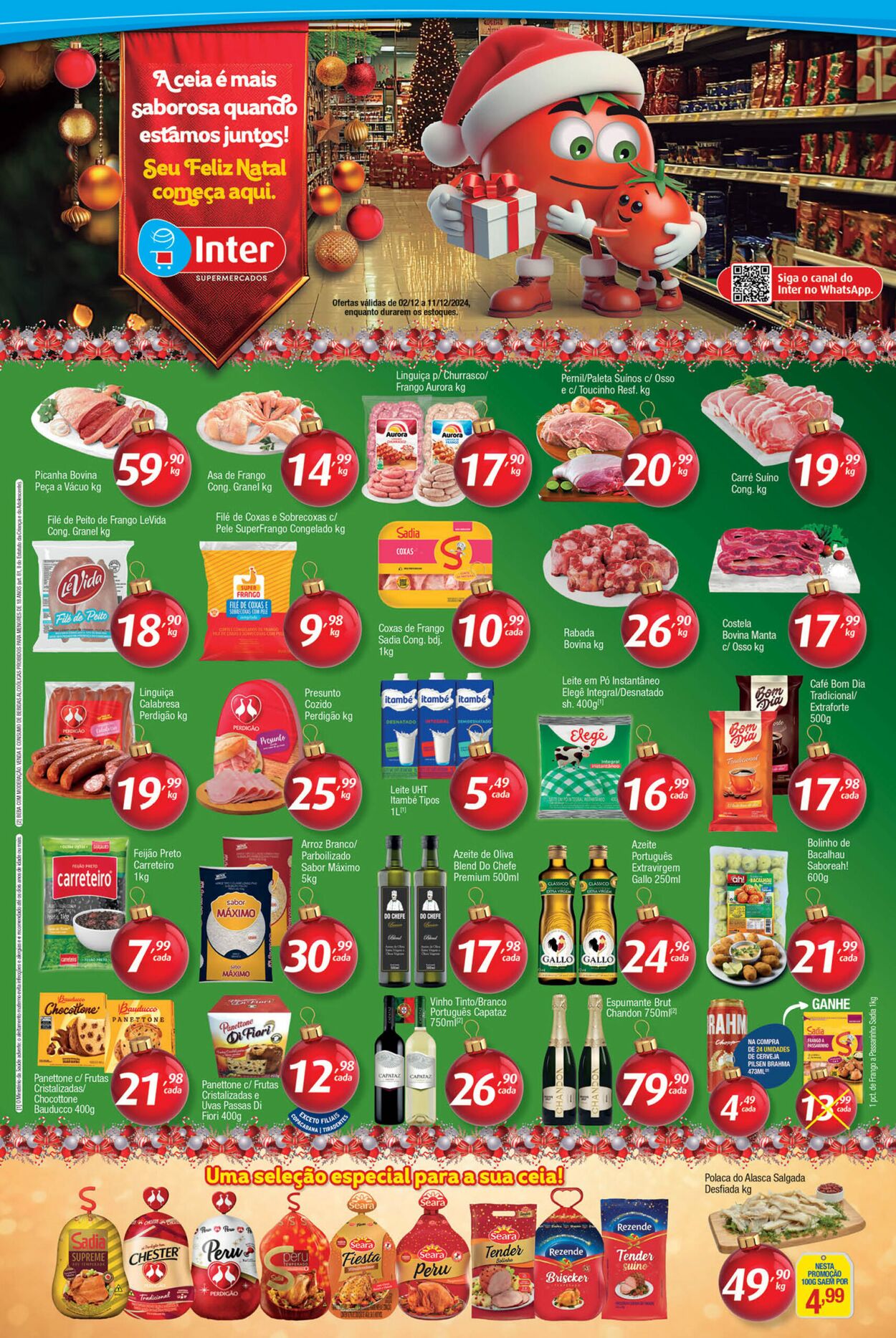 Folheto Inter Supermercados 02.12.2024 - 11.12.2024