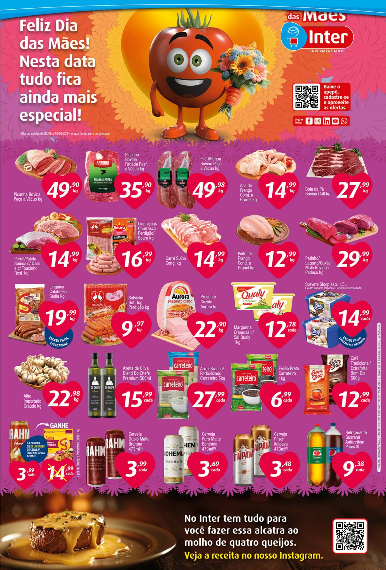 Folheto Inter Supermercados 02.04.2024 - 15.05.2024