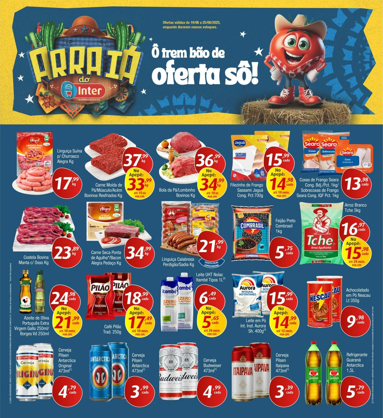 Folheto Inter Supermercados 16.06.2025 - 25.06.2025