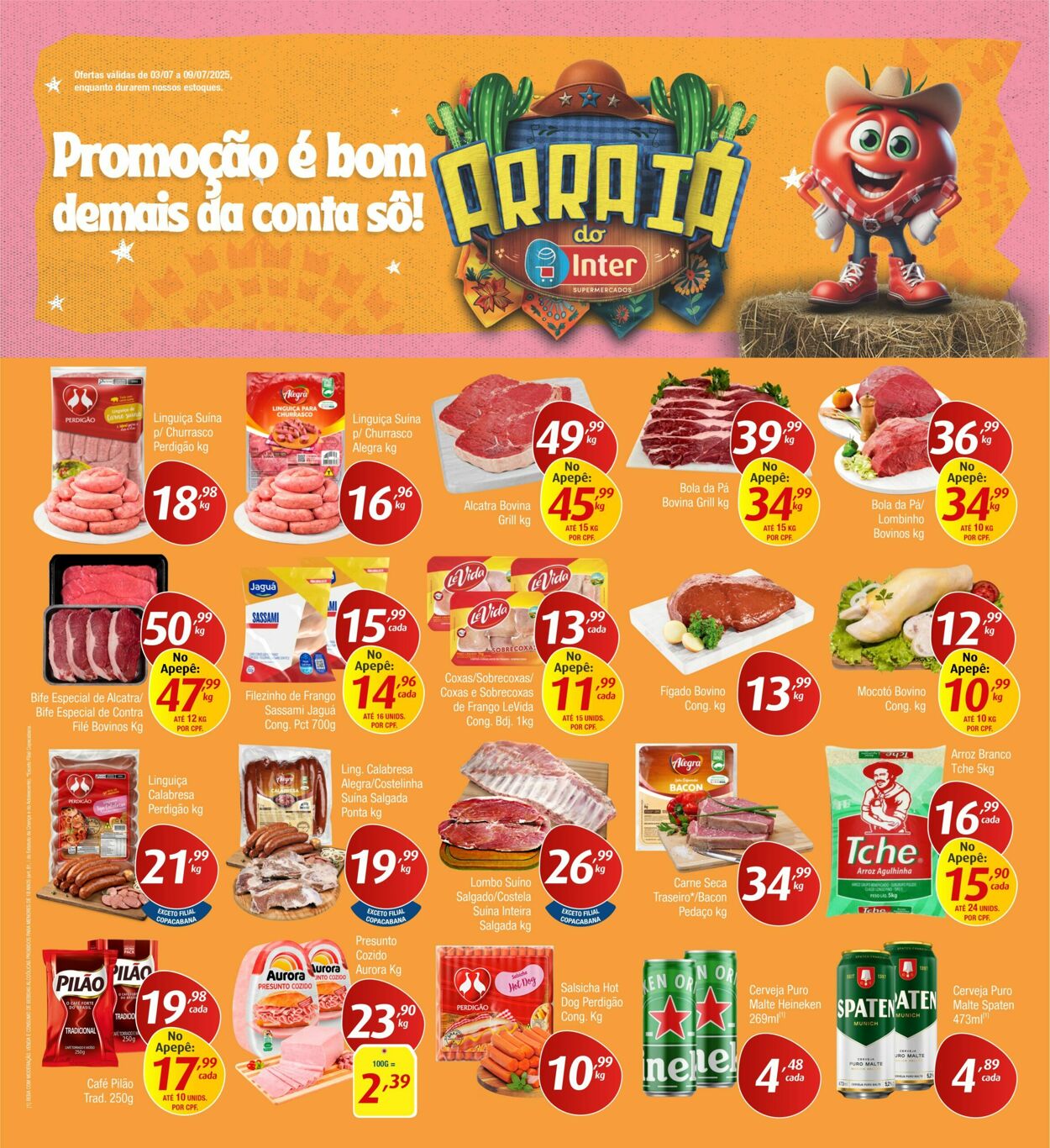 Folheto Inter Supermercados 30.06.2025 - 09.07.2025
