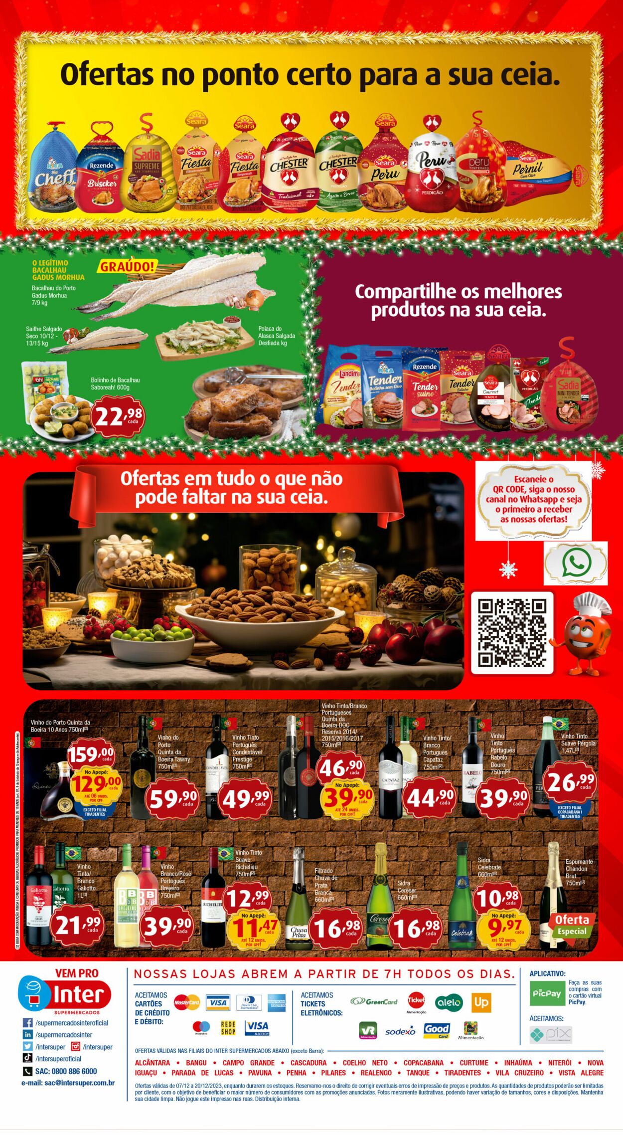 Folheto Inter Supermercados 07.12.2023 - 20.12.2023