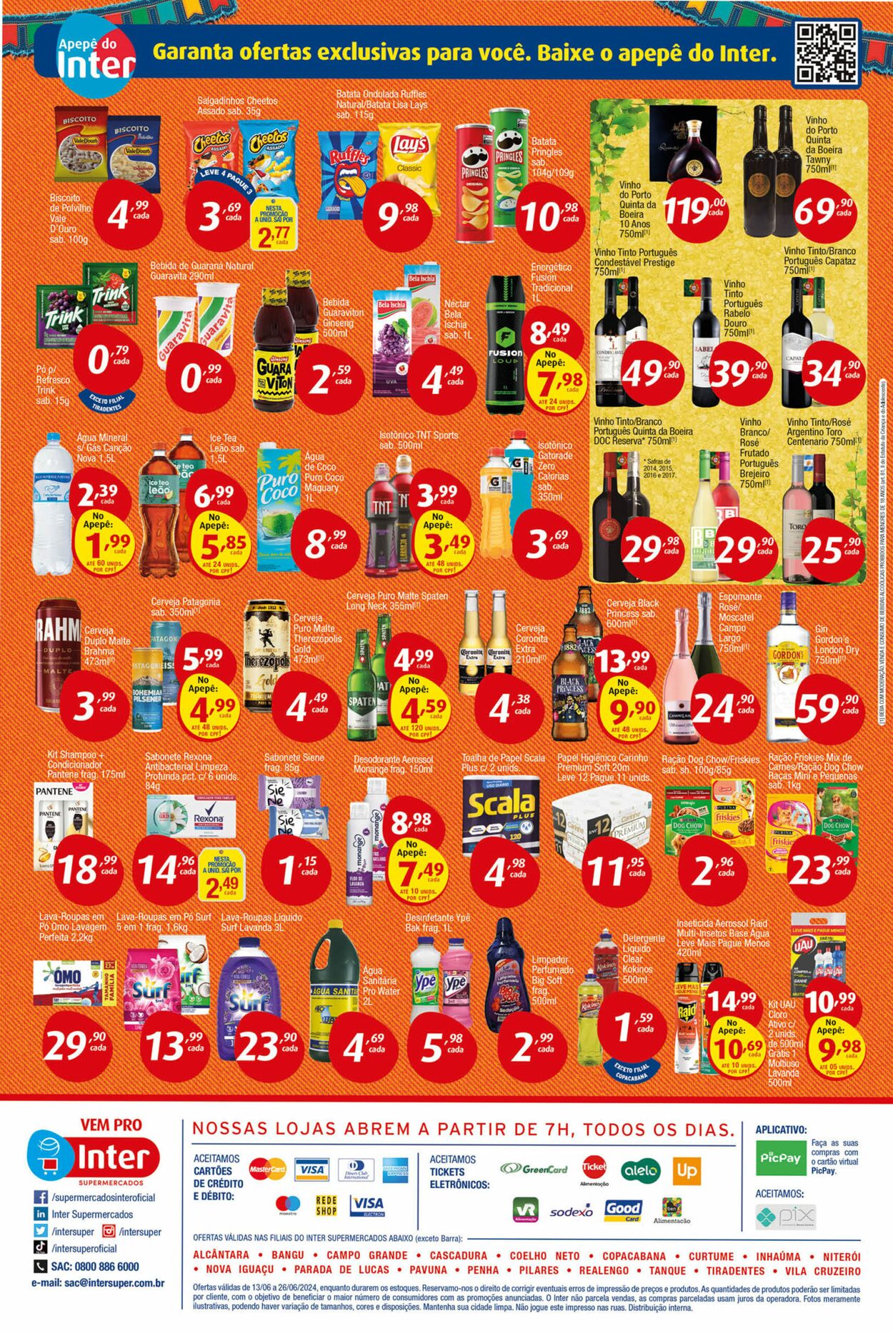 Folheto Inter Supermercados 10.06.2024 - 26.06.2024