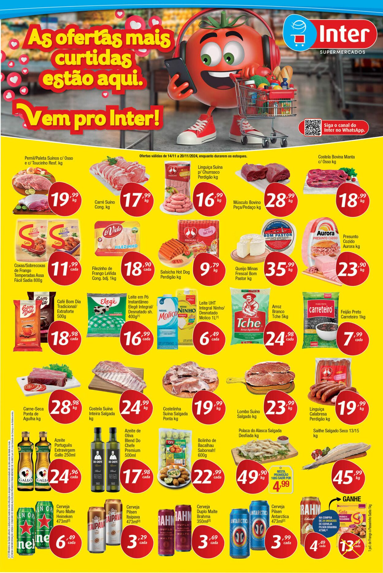 Inter Supermercados Folhetos promocionais