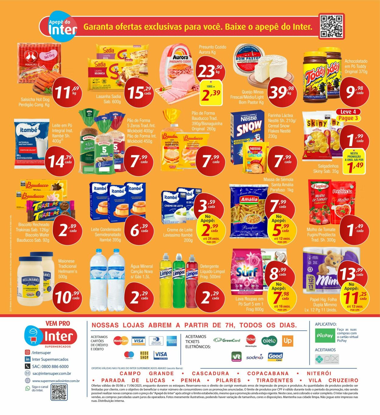 Folheto Inter Supermercados 02.06.2025 - 11.06.2025