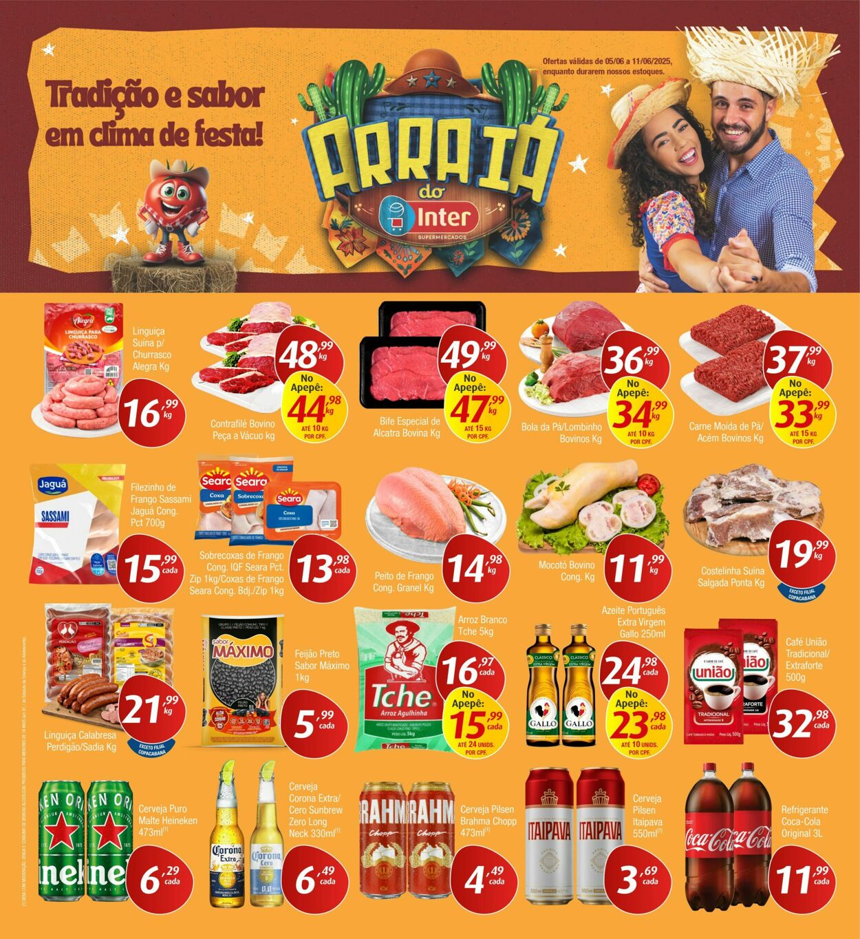 Folheto Inter Supermercados 02.06.2025 - 11.06.2025