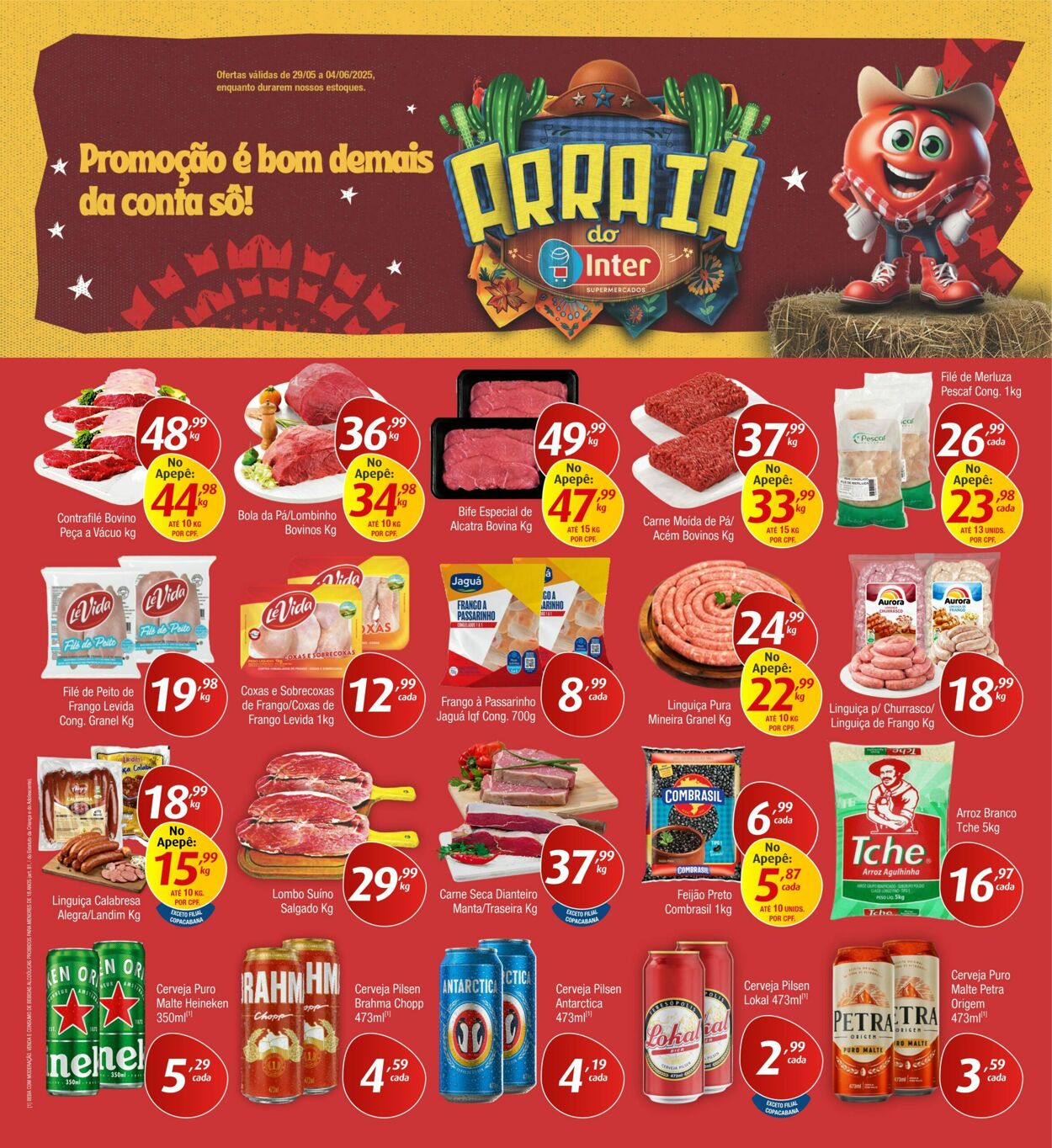 Folheto Inter Supermercados 26.05.2025 - 04.06.2025