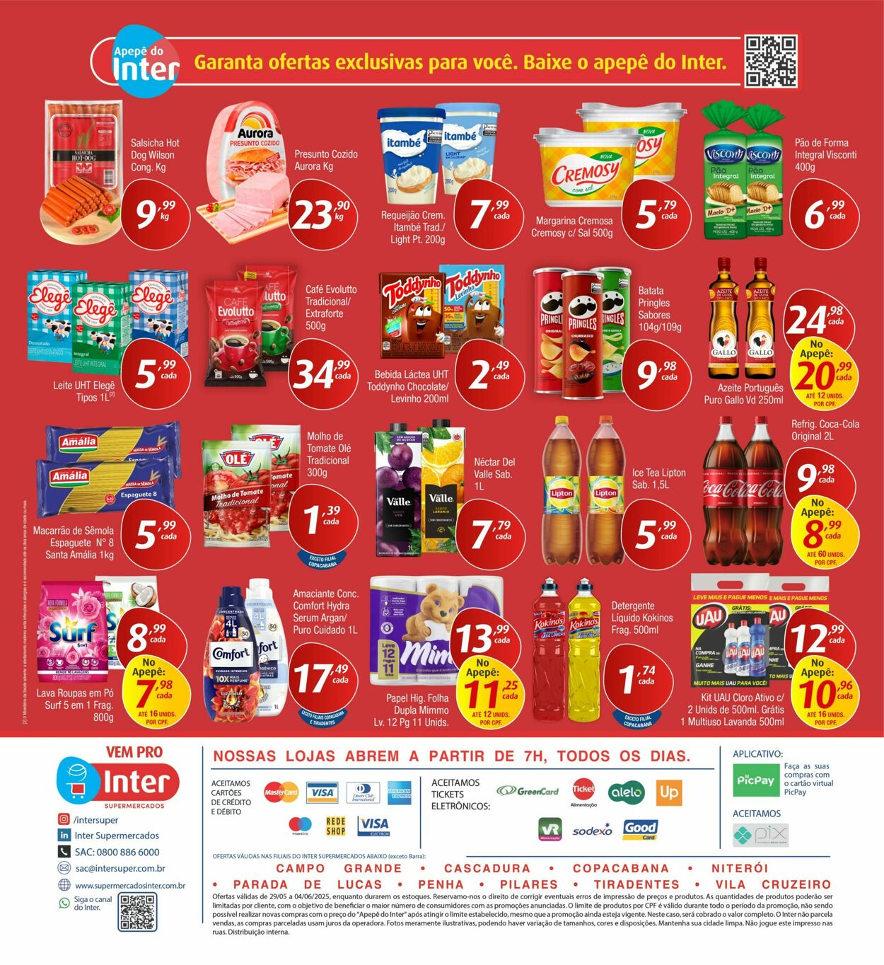 Folheto Inter Supermercados 26.05.2025 - 04.06.2025