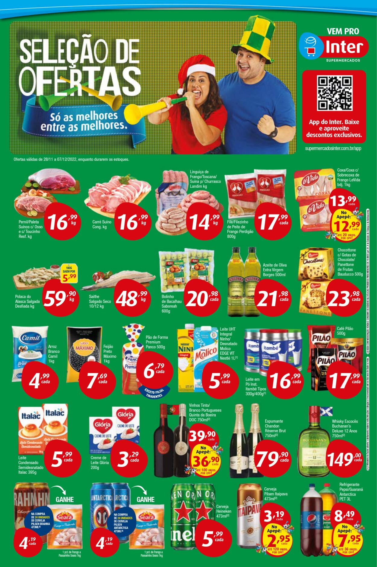 Inter Supermercados Folhetos promocionais