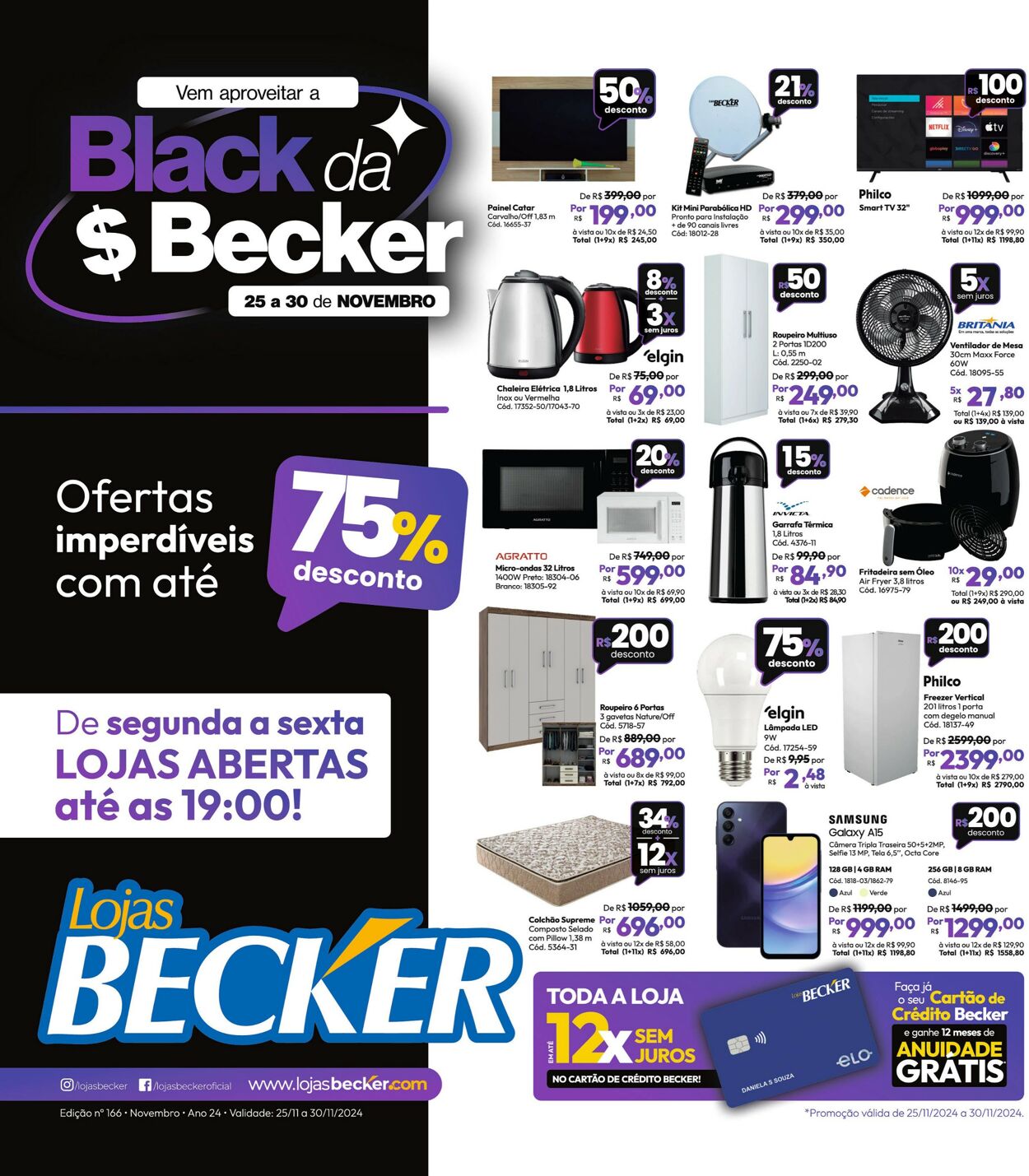 Folheto Lojas Becker 01.11.2024 - 30.11.2024