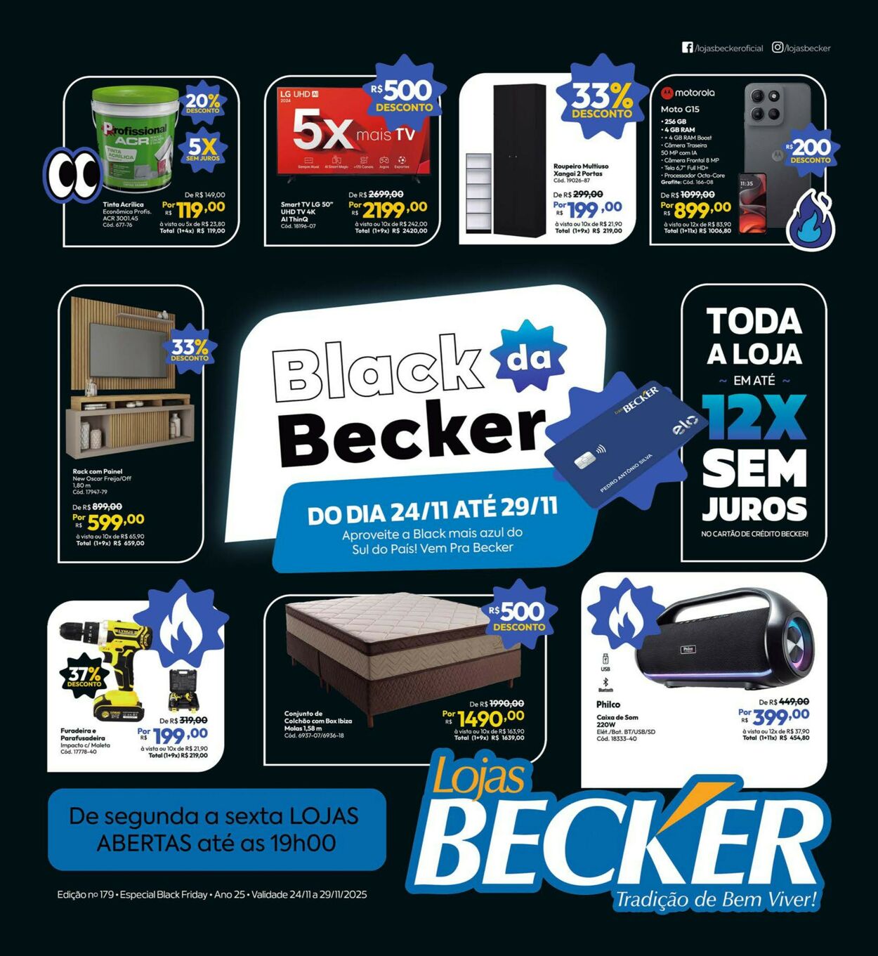 Lojas Becker Folhetos promocionais