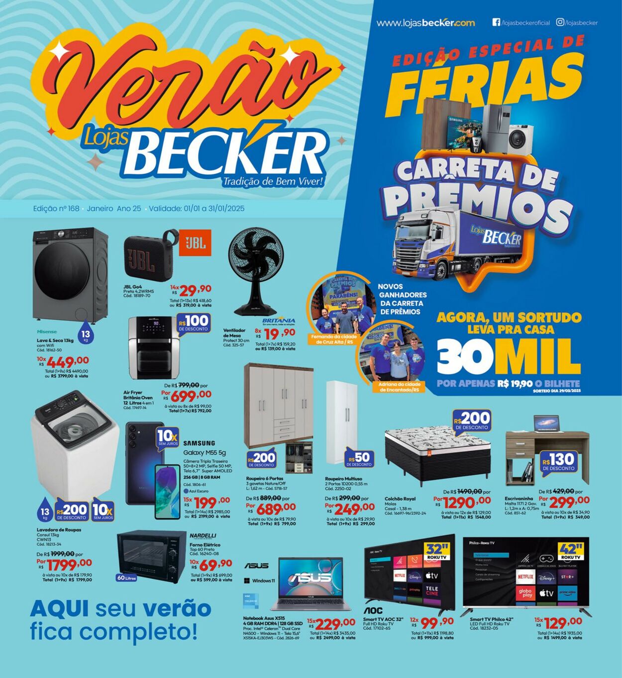 Folheto Lojas Becker 01.01.2025 - 31.01.2025