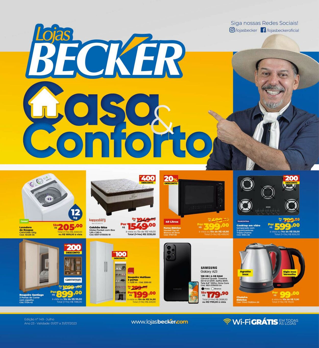 Folheto Lojas Becker 01.07.2023 - 31.07.2023