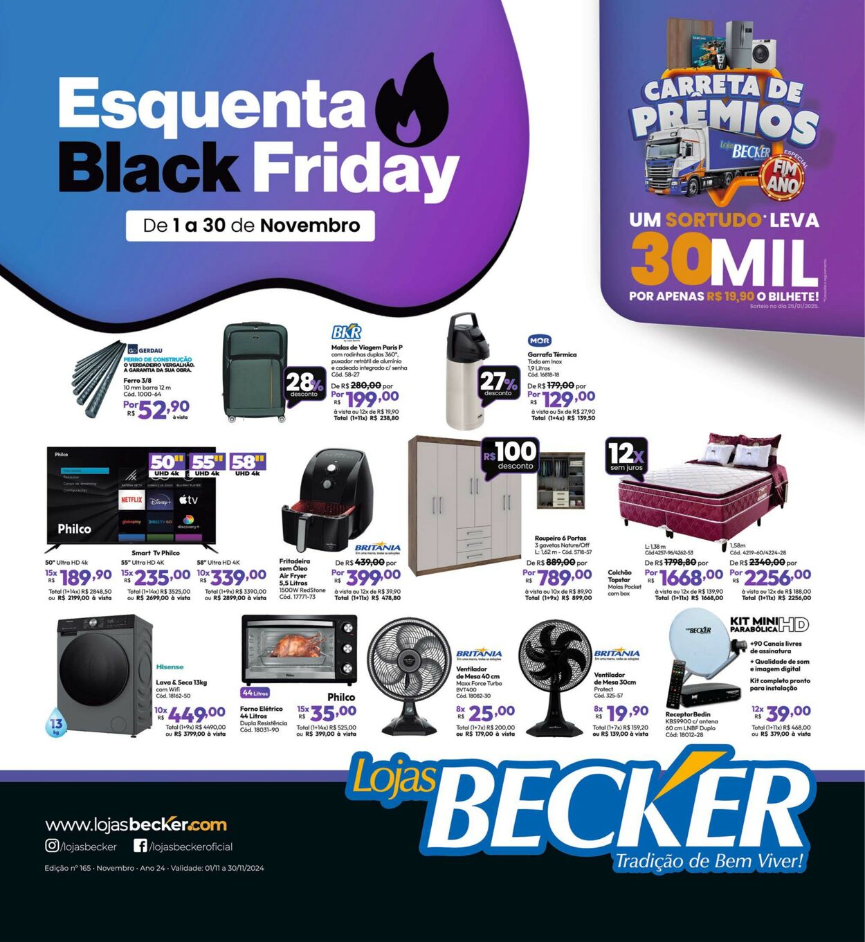 Lojas Becker Folhetos promocionais