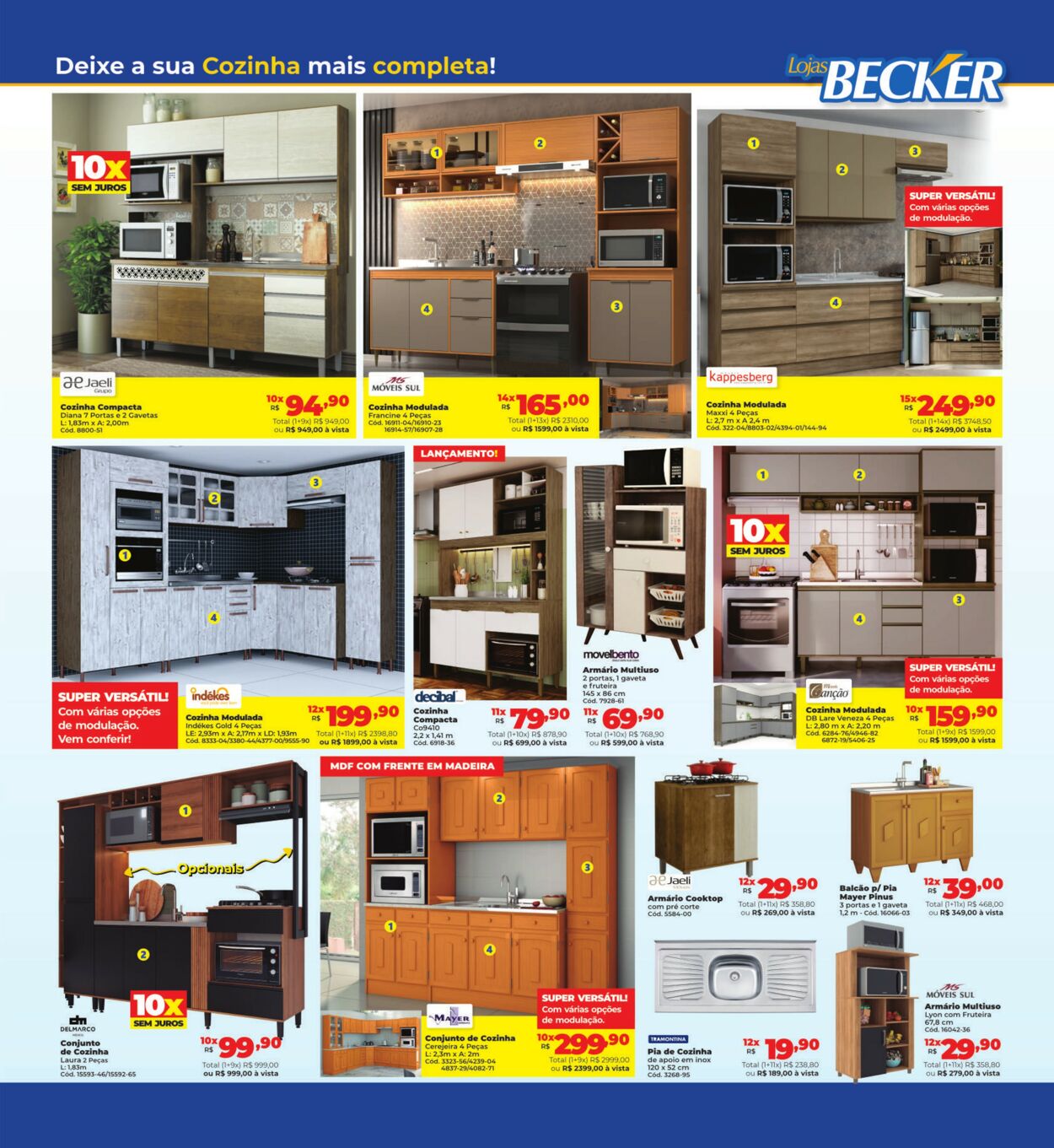 Folheto Lojas Becker 01.08.2023 - 31.08.2023