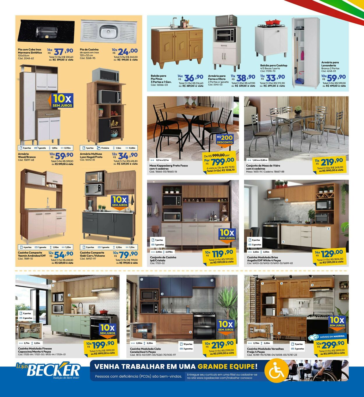 Folheto Lojas Becker 01.08.2025 - 31.08.2025