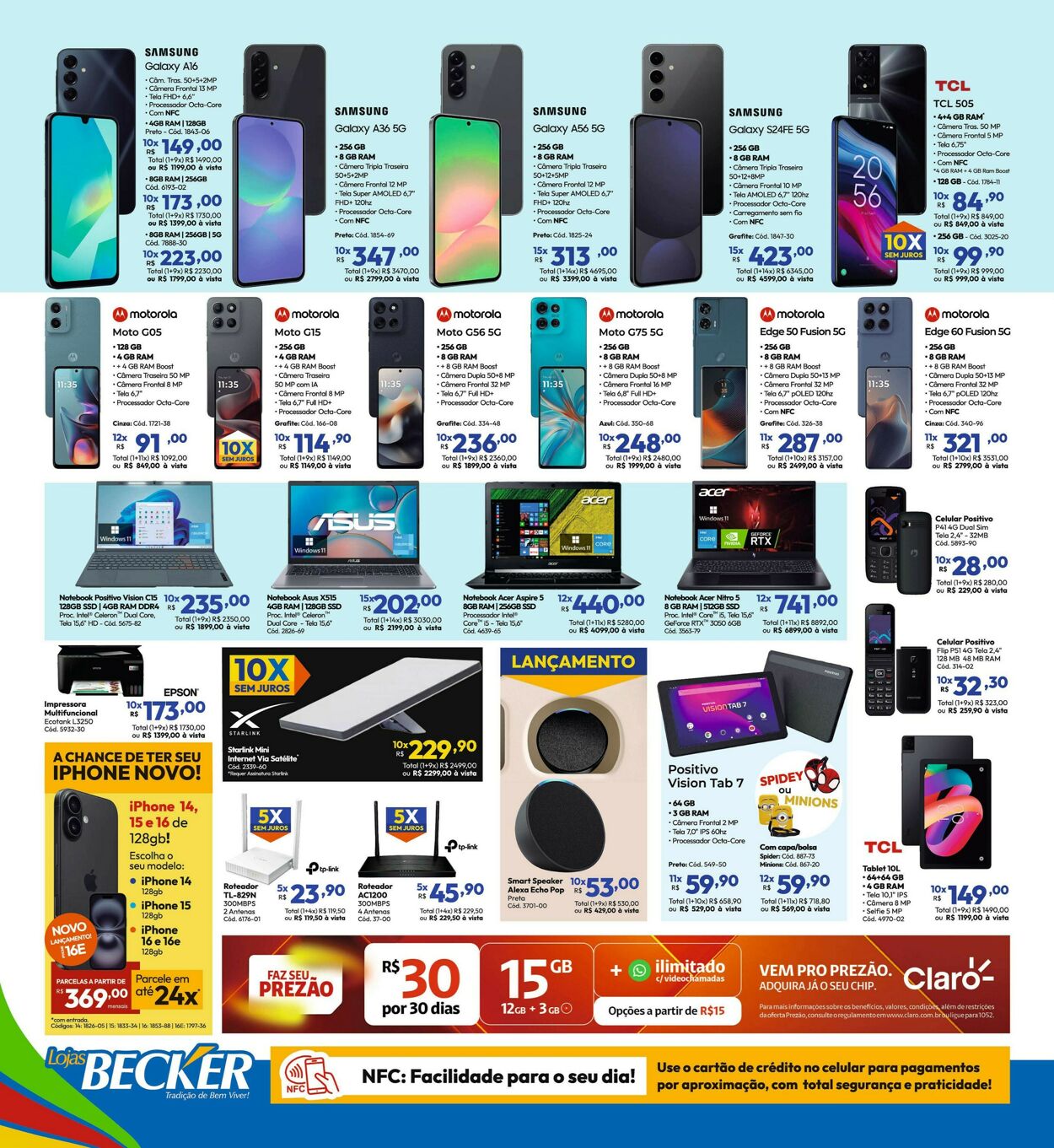 Folheto Lojas Becker 01.08.2025 - 31.08.2025
