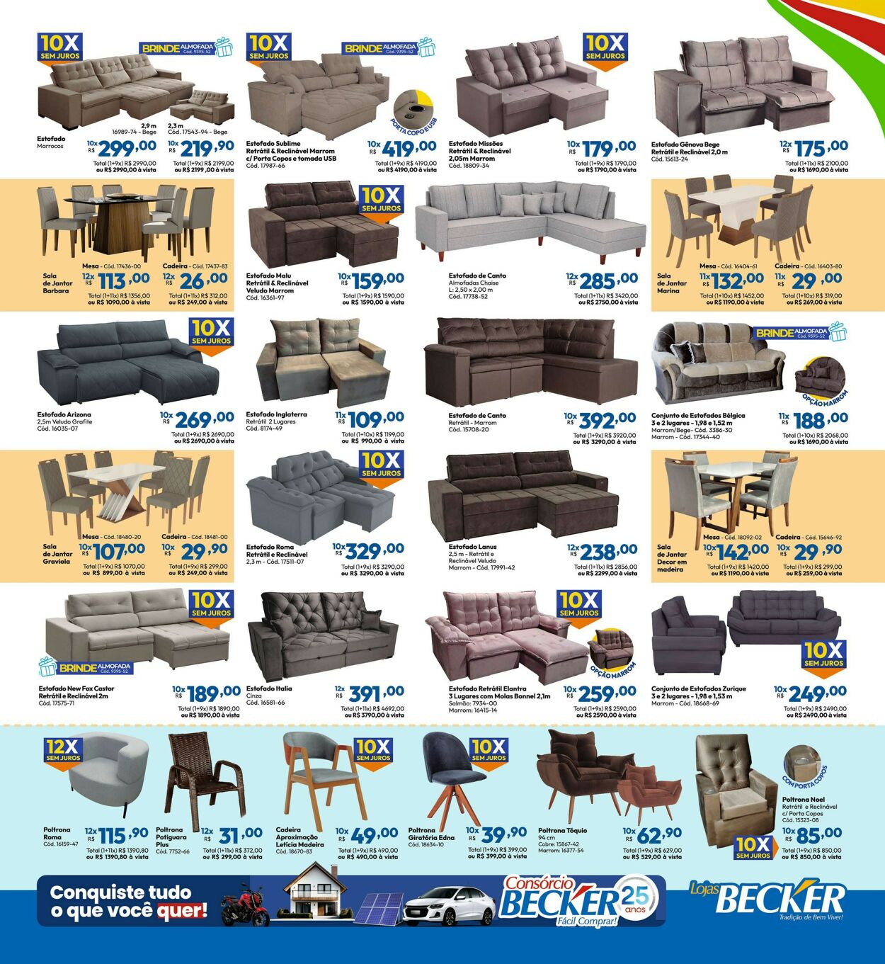 Folheto Lojas Becker 01.08.2025 - 31.08.2025