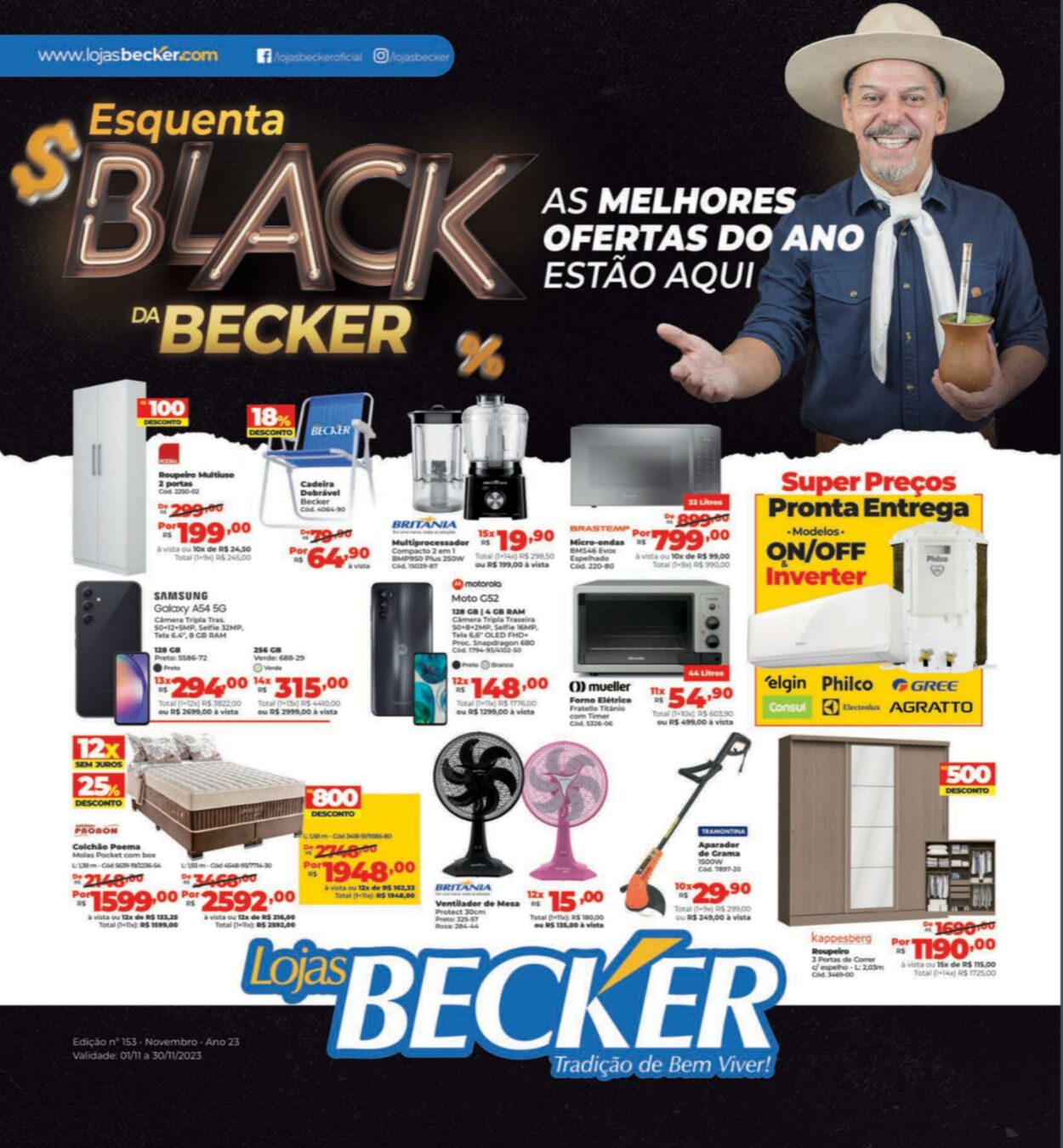 Lojas Becker Folhetos promocionais