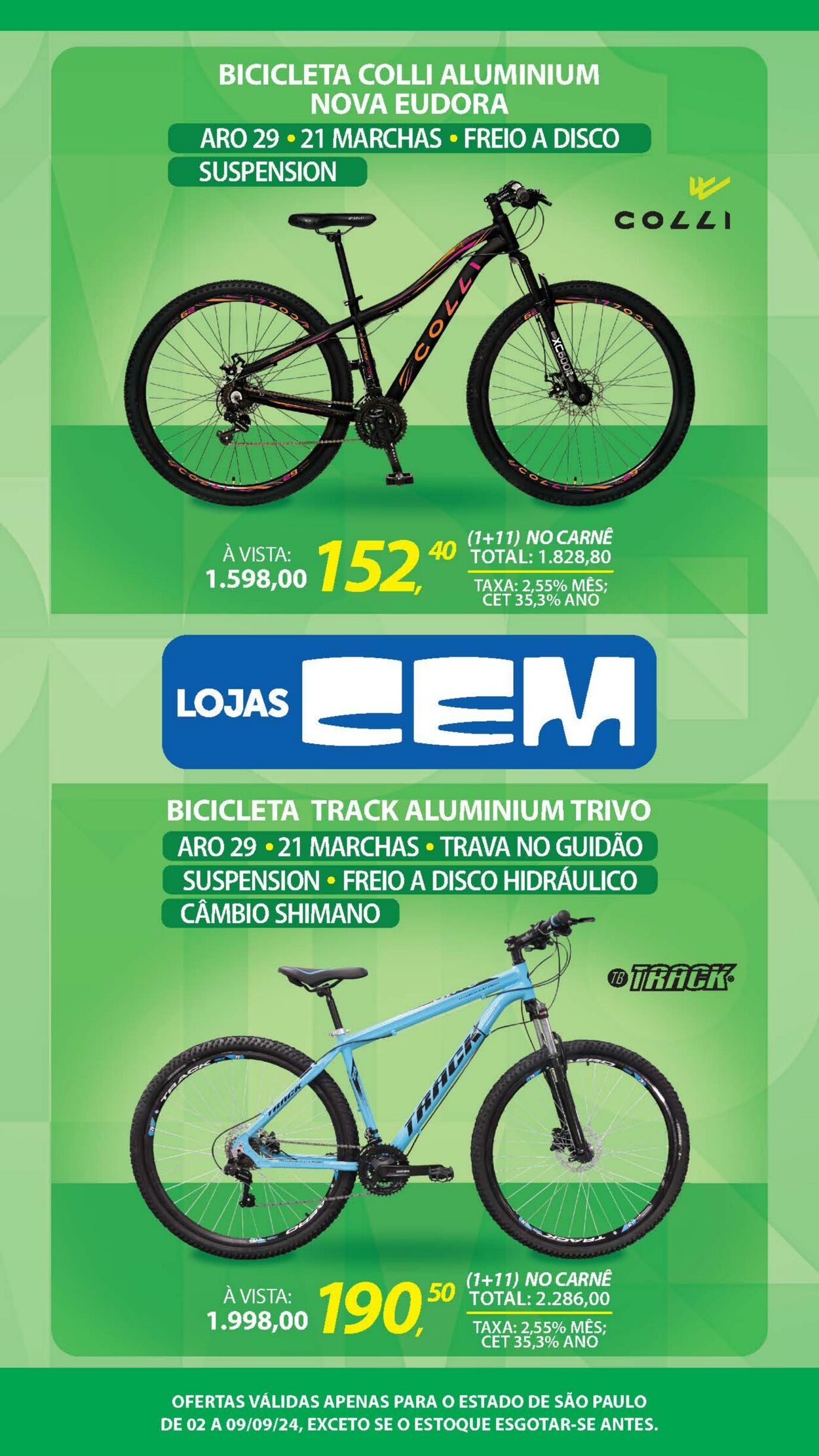 Folheto Lojas Cem 02.09.2024 - 30.09.2024