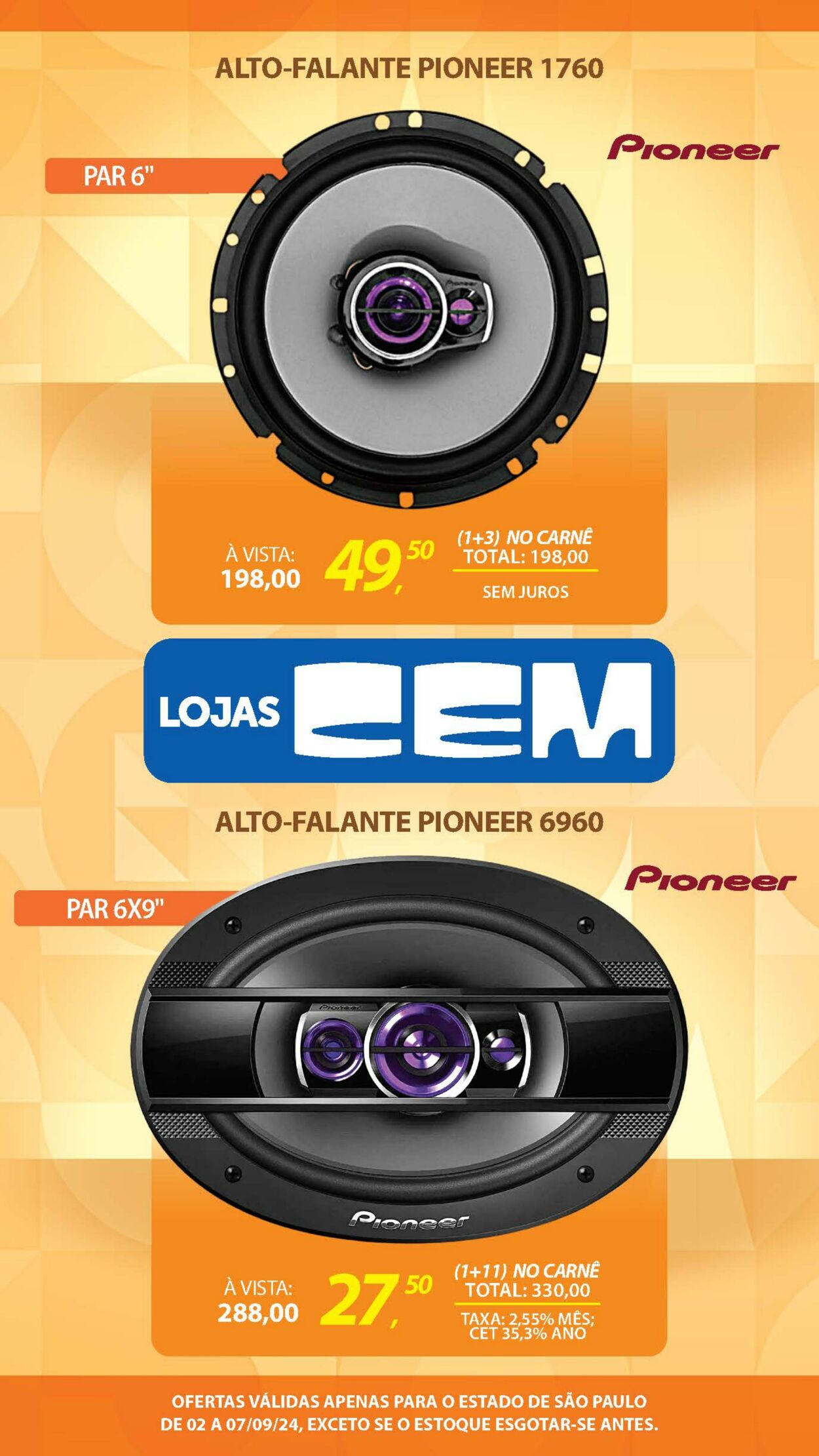 Folheto Lojas Cem 05.09.2024 - 01.10.2024