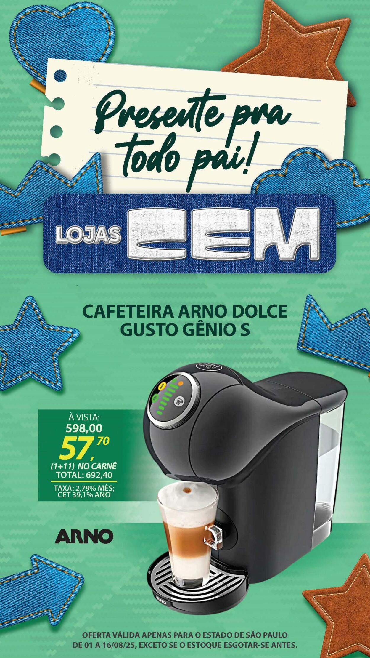 Folheto Lojas Cem 04.08.2025 - 19.08.2025