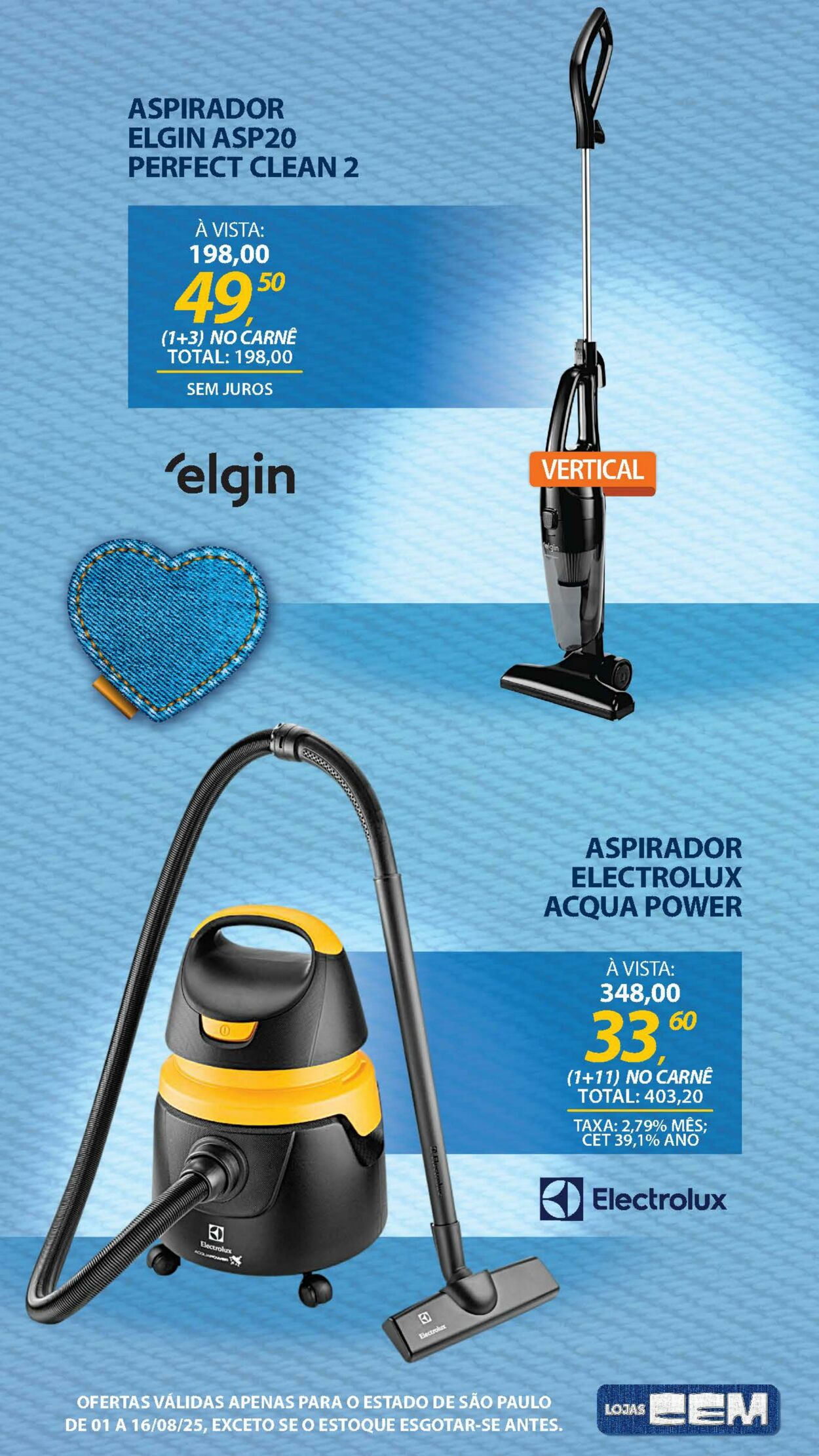 Folheto Lojas Cem 04.08.2025 - 19.08.2025
