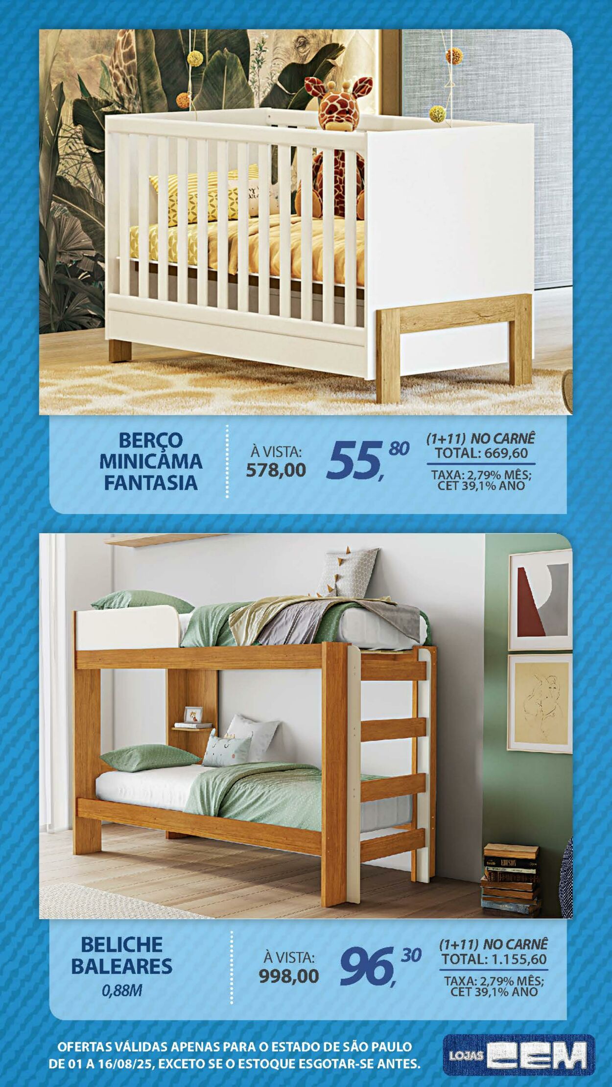 Folheto Lojas Cem 04.08.2025 - 19.08.2025