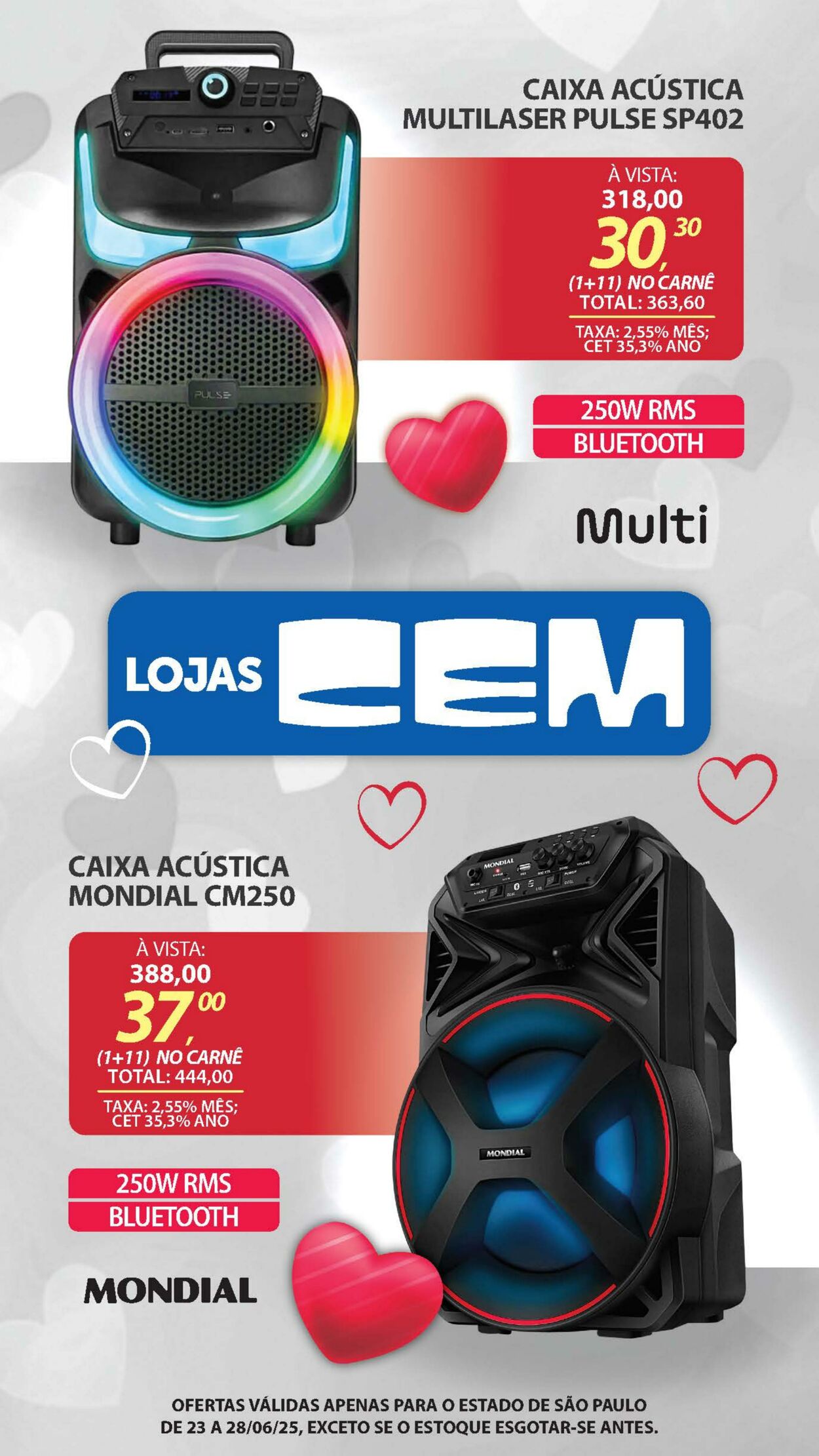 Folheto Lojas Cem 26.06.2025 - 15.07.2025