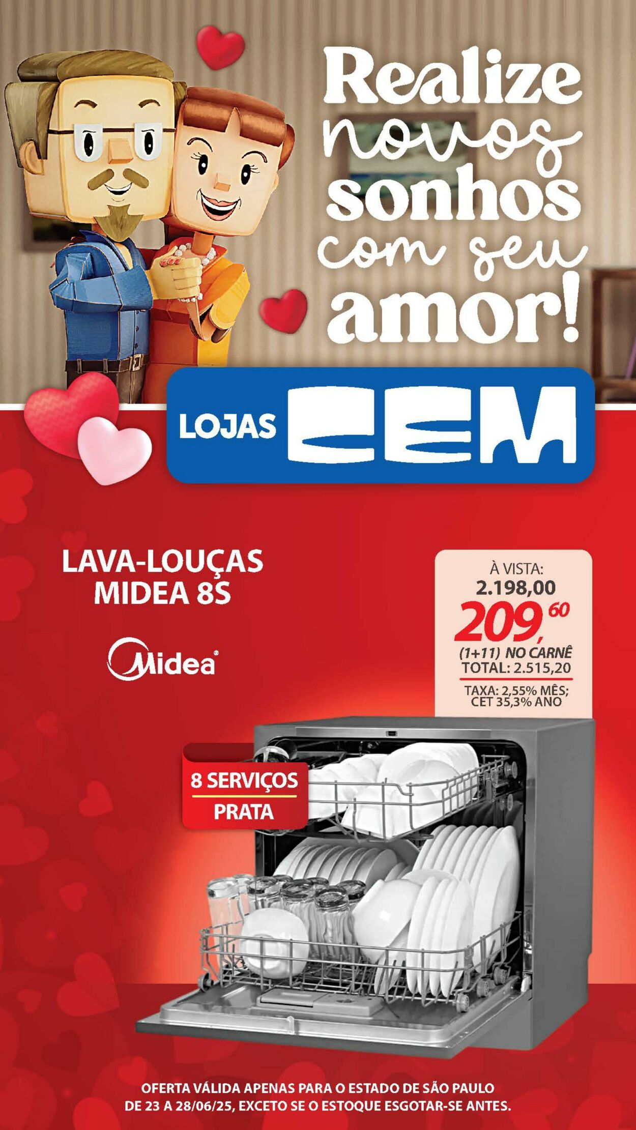 Folheto Lojas Cem 26.06.2025 - 15.07.2025