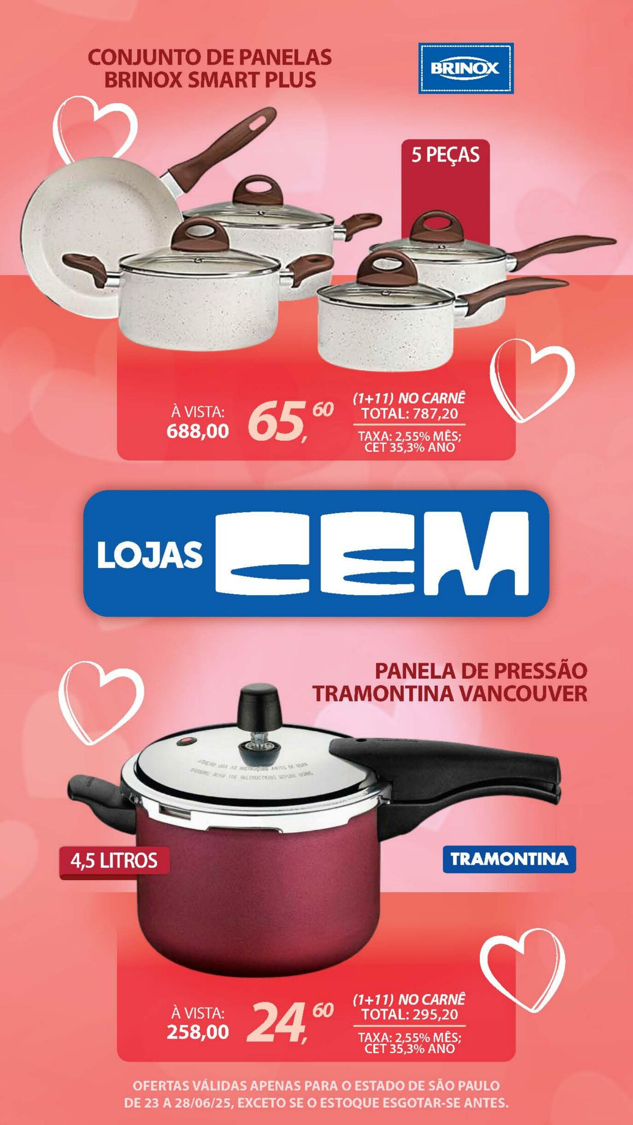 Folheto Lojas Cem 26.06.2025 - 15.07.2025