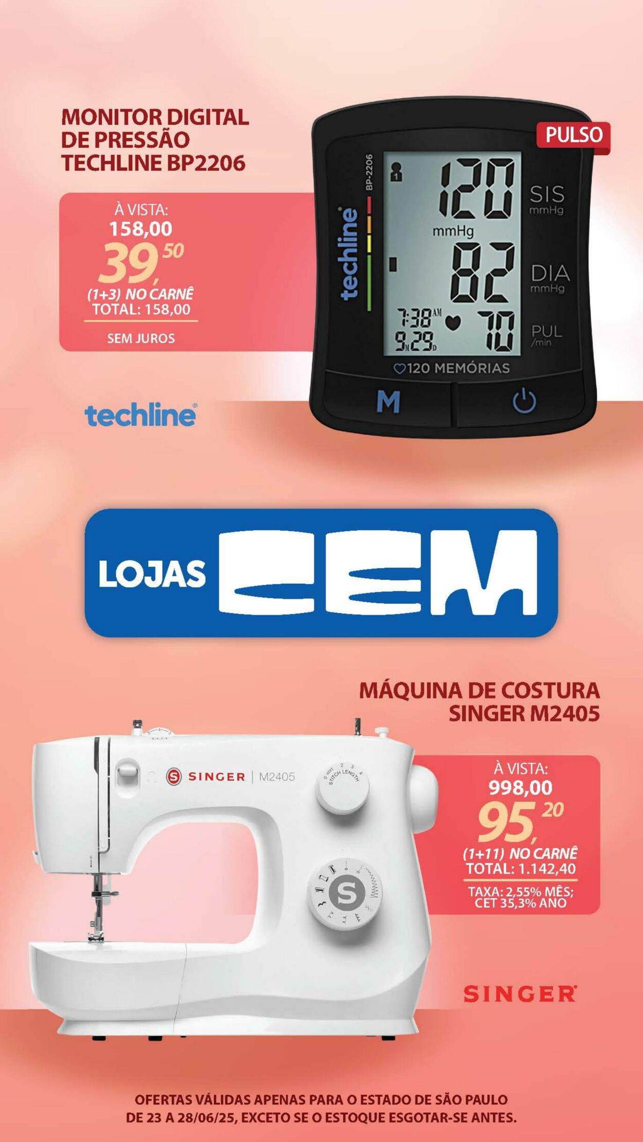 Folheto Lojas Cem 26.06.2025 - 15.07.2025