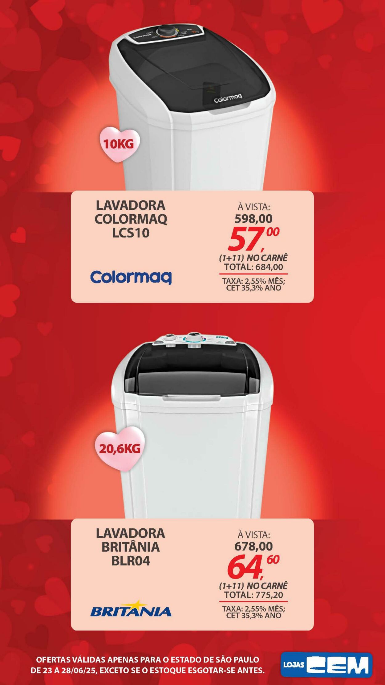 Folheto Lojas Cem 26.06.2025 - 15.07.2025