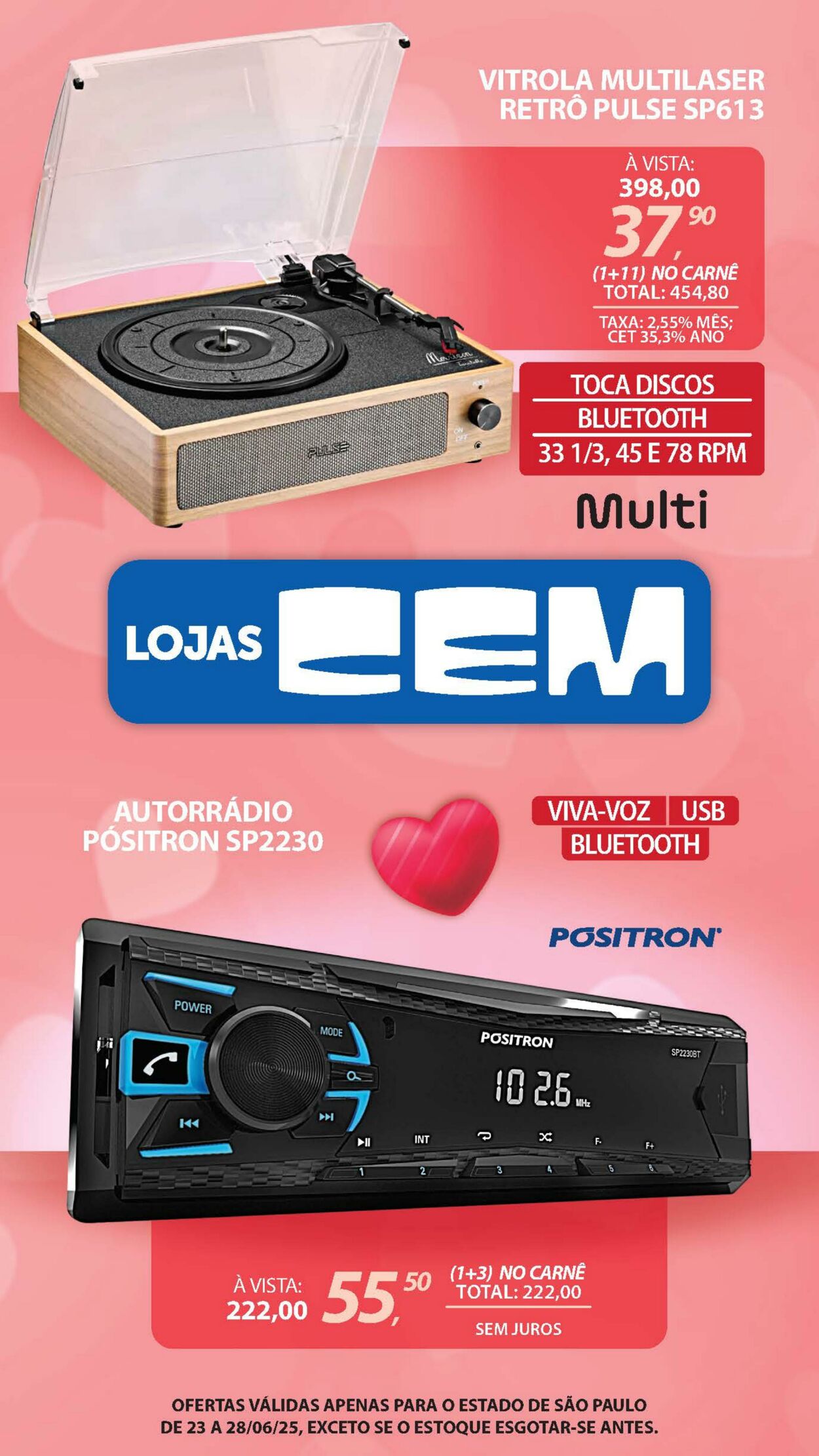 Folheto Lojas Cem 26.06.2025 - 15.07.2025