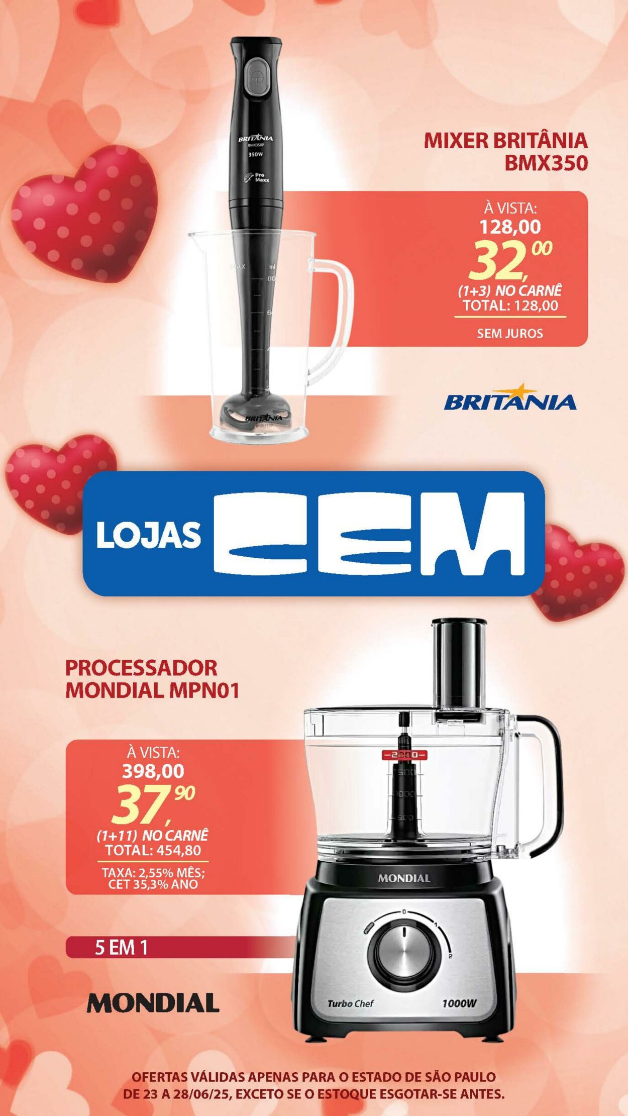 Folheto Lojas Cem 26.06.2025 - 15.07.2025