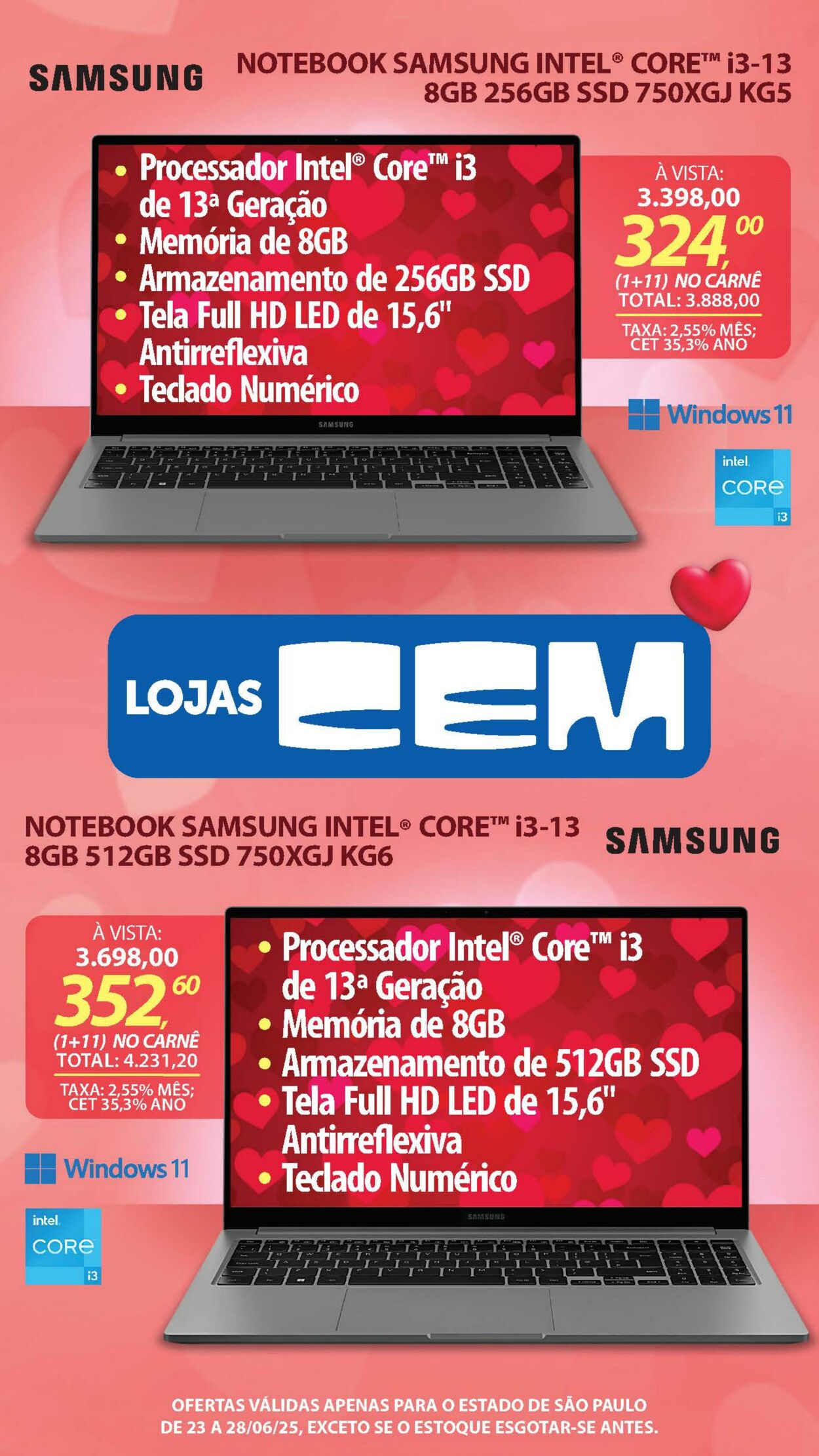 Folheto Lojas Cem 26.06.2025 - 15.07.2025
