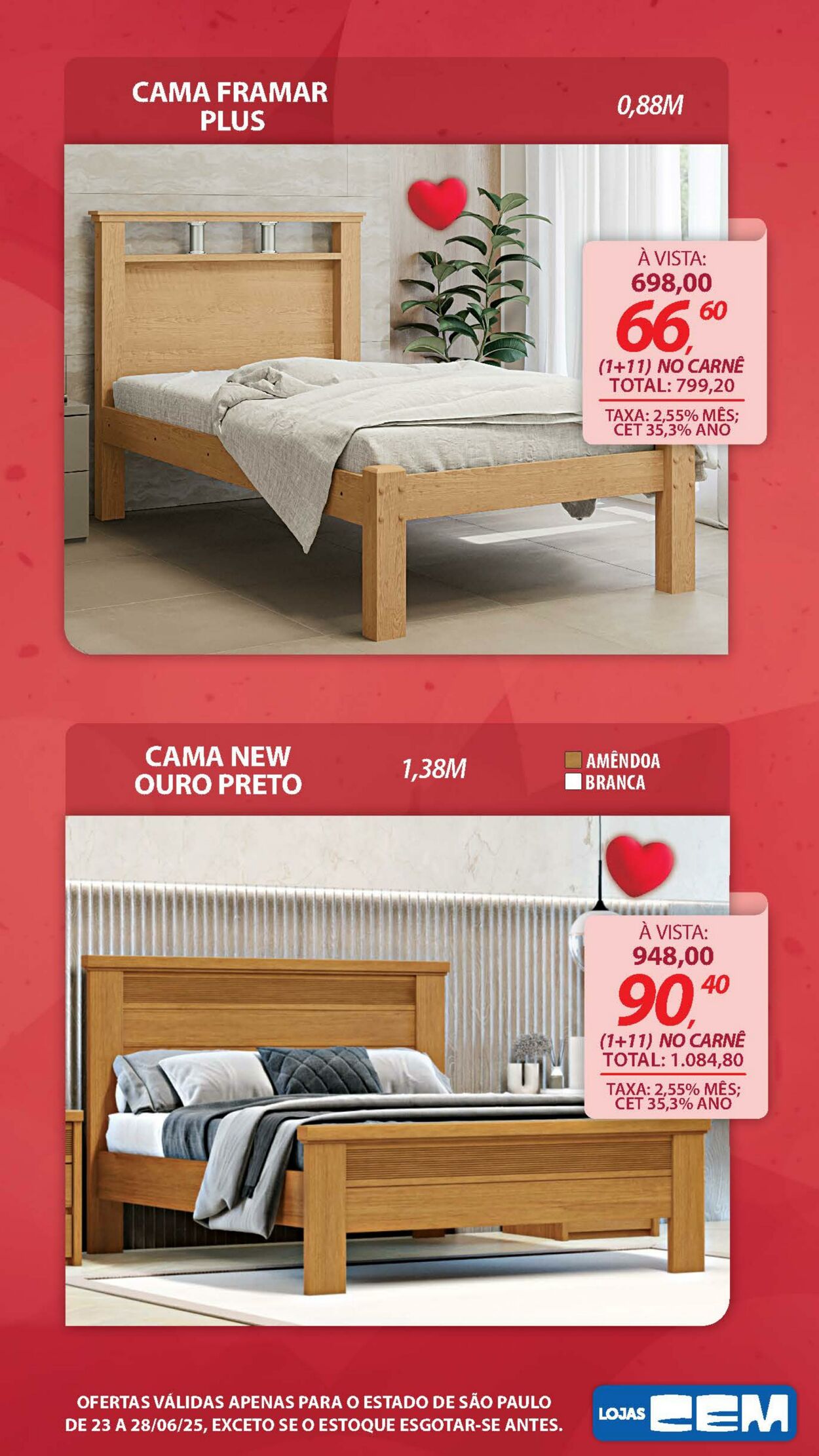 Folheto Lojas Cem 26.06.2025 - 15.07.2025