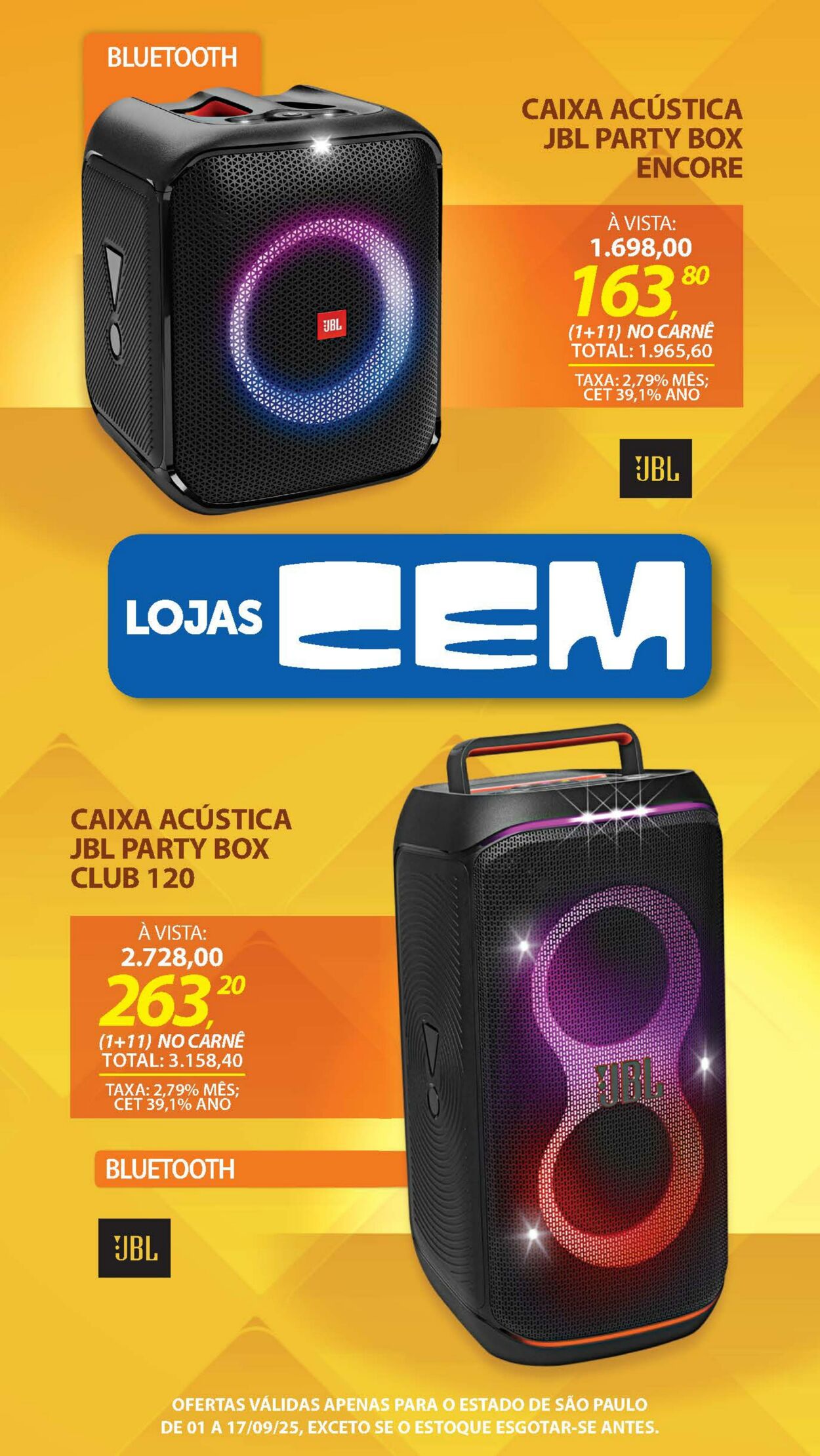 Folheto Lojas Cem 29.08.2025 - 19.09.2025