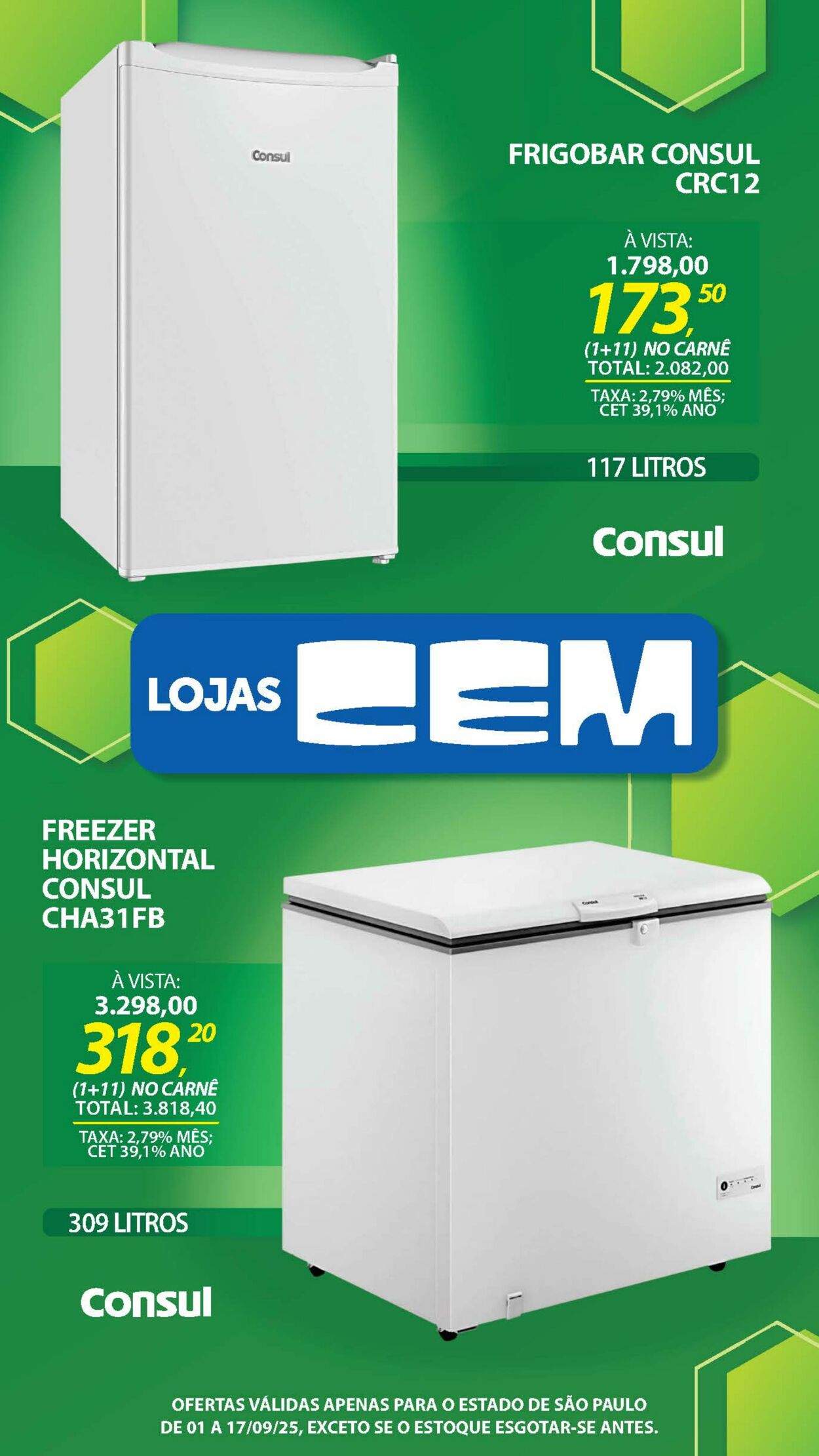 Folheto Lojas Cem 29.08.2025 - 19.09.2025