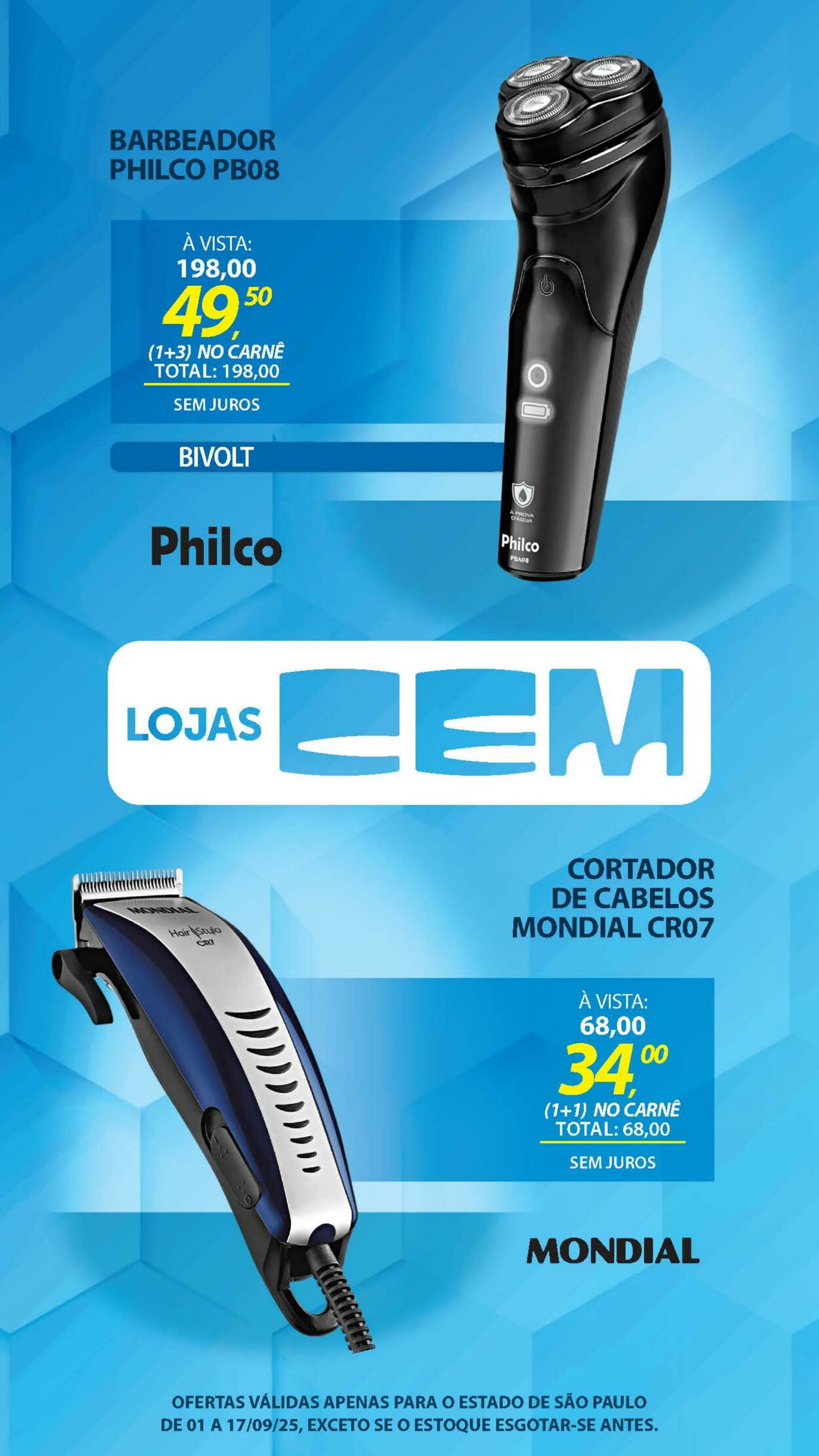 Folheto Lojas Cem 29.08.2025 - 19.09.2025