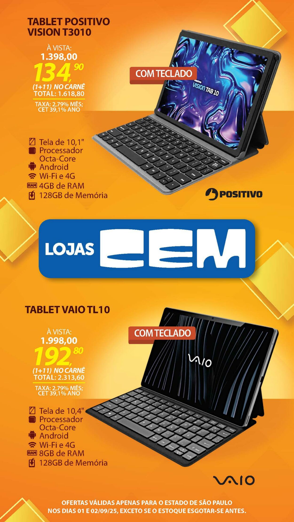 Folheto Lojas Cem 29.08.2025 - 19.09.2025